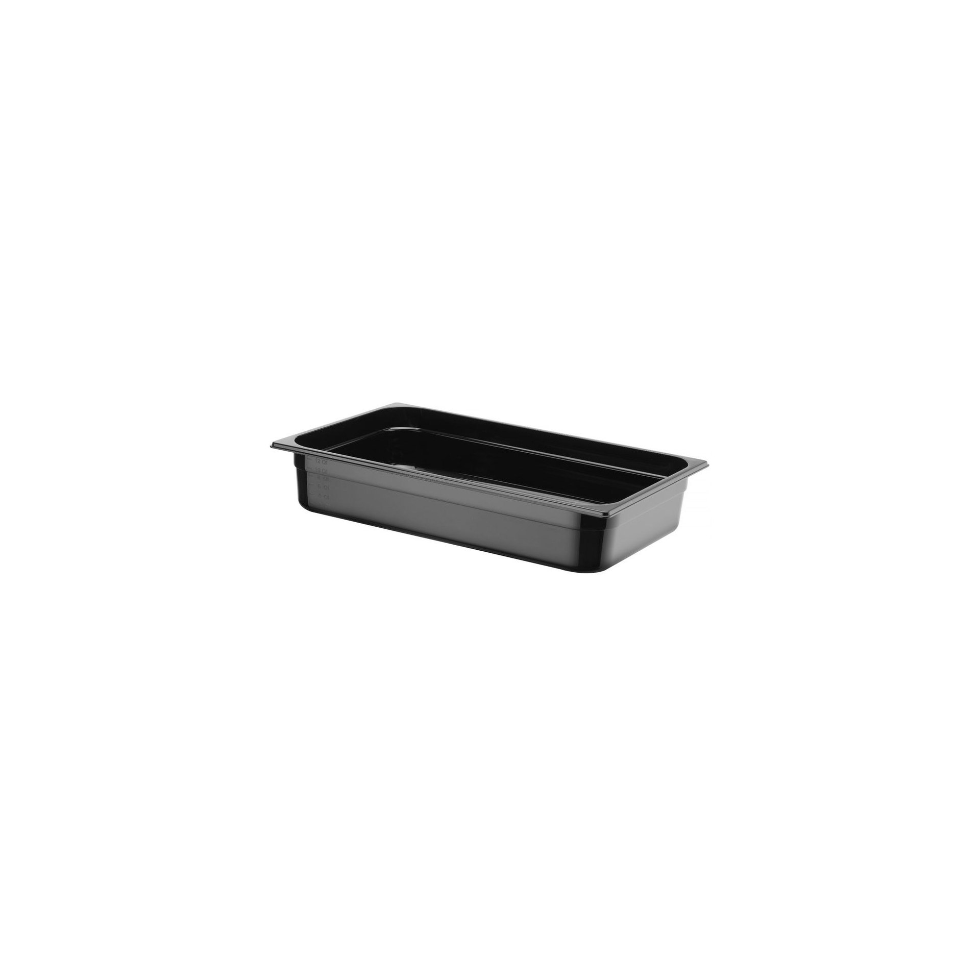 Gastronorm-Behälter 1/1, Profi Line, GN 1/1, 14L, Schwarz, 530x325x(H)100mm