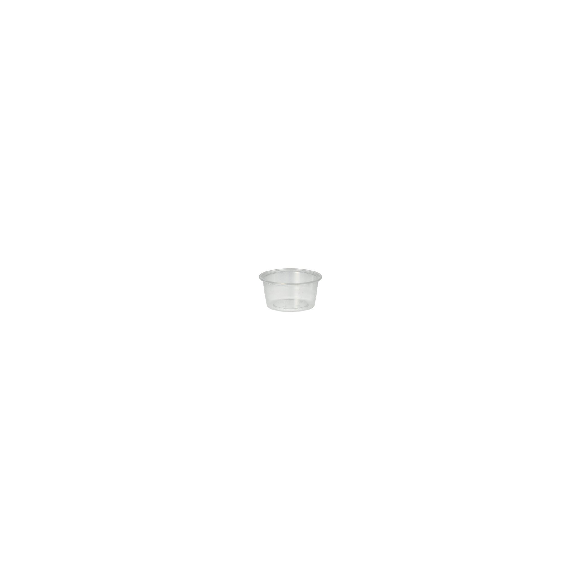 Dressingbecher, PP rund 80 ml Ø 7,1 cm · 3,5 cm transparent