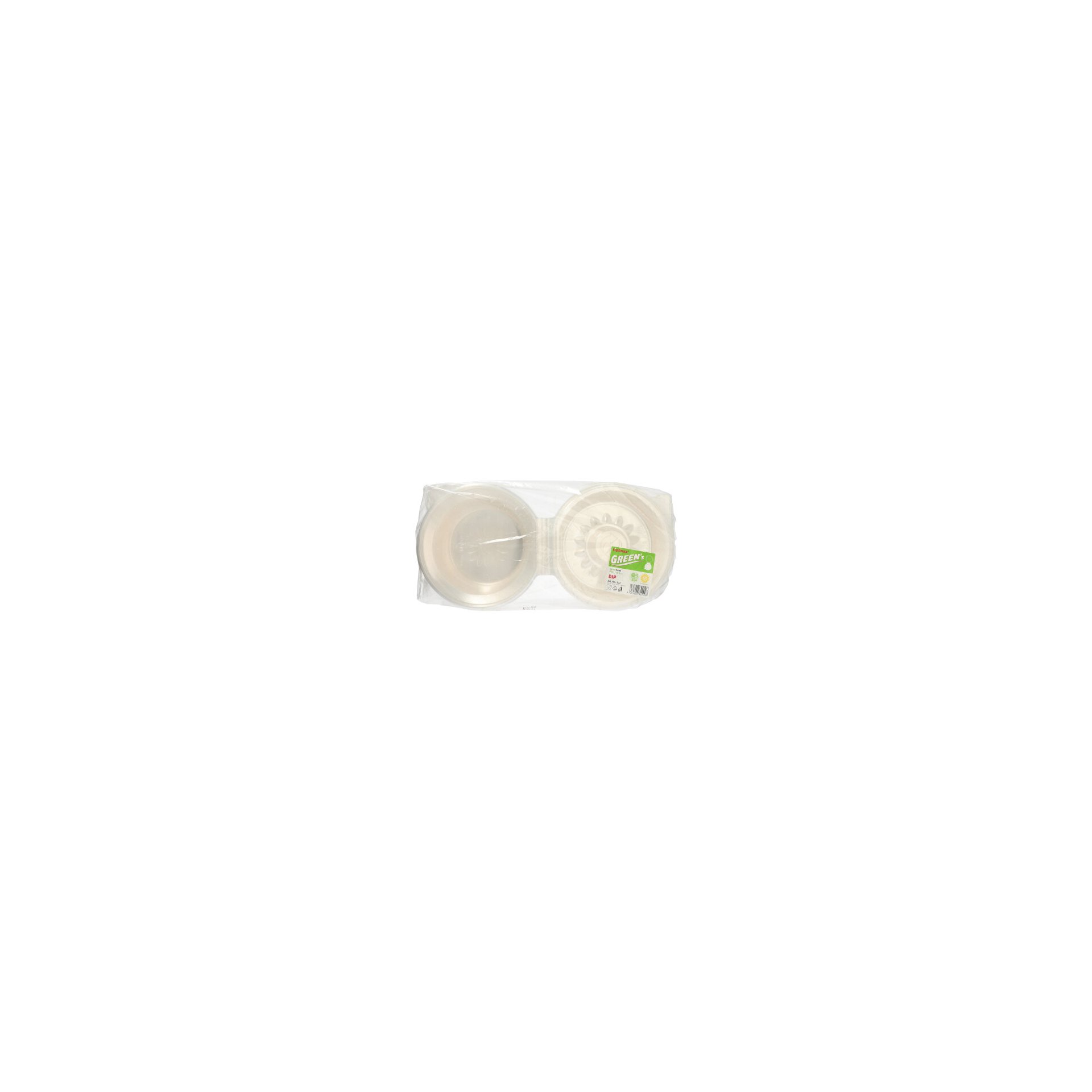 Feinkost- und Salatschalen mit Klappdeckel PP rund 1400 ml 11,4 cm x 22 cm x 21,5 cm mit Dipfach