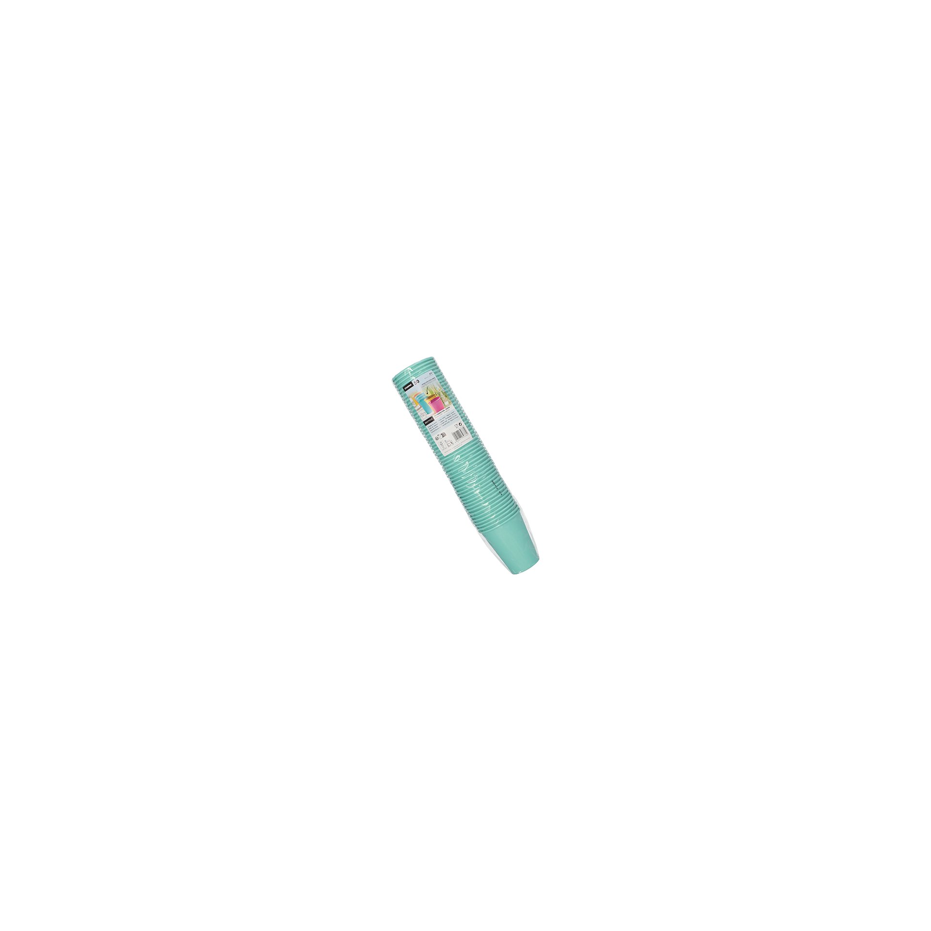 Trinkbecher, Pappe "To Go" 0,2 l Ø 8 cm · 9,2 cm türkis Trinkbecher, Pappe "To Go" 0,2 l Ø 8 cm · 9,2 cm türkis