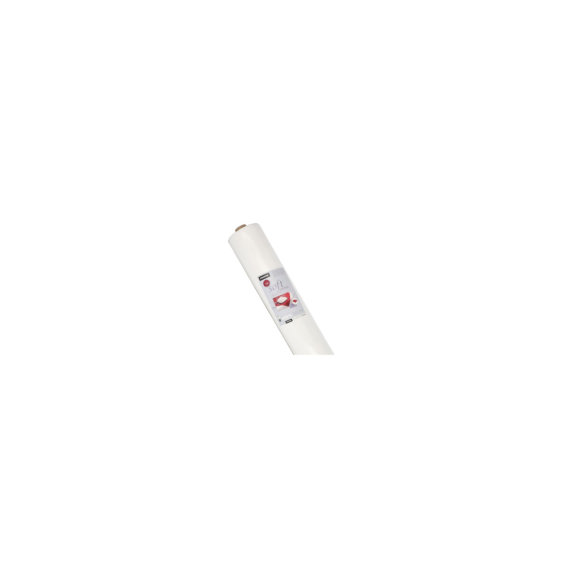 Tischdecke, stoffähnlich, Vlies "soft selection" 25 m x 1,18 m weiss