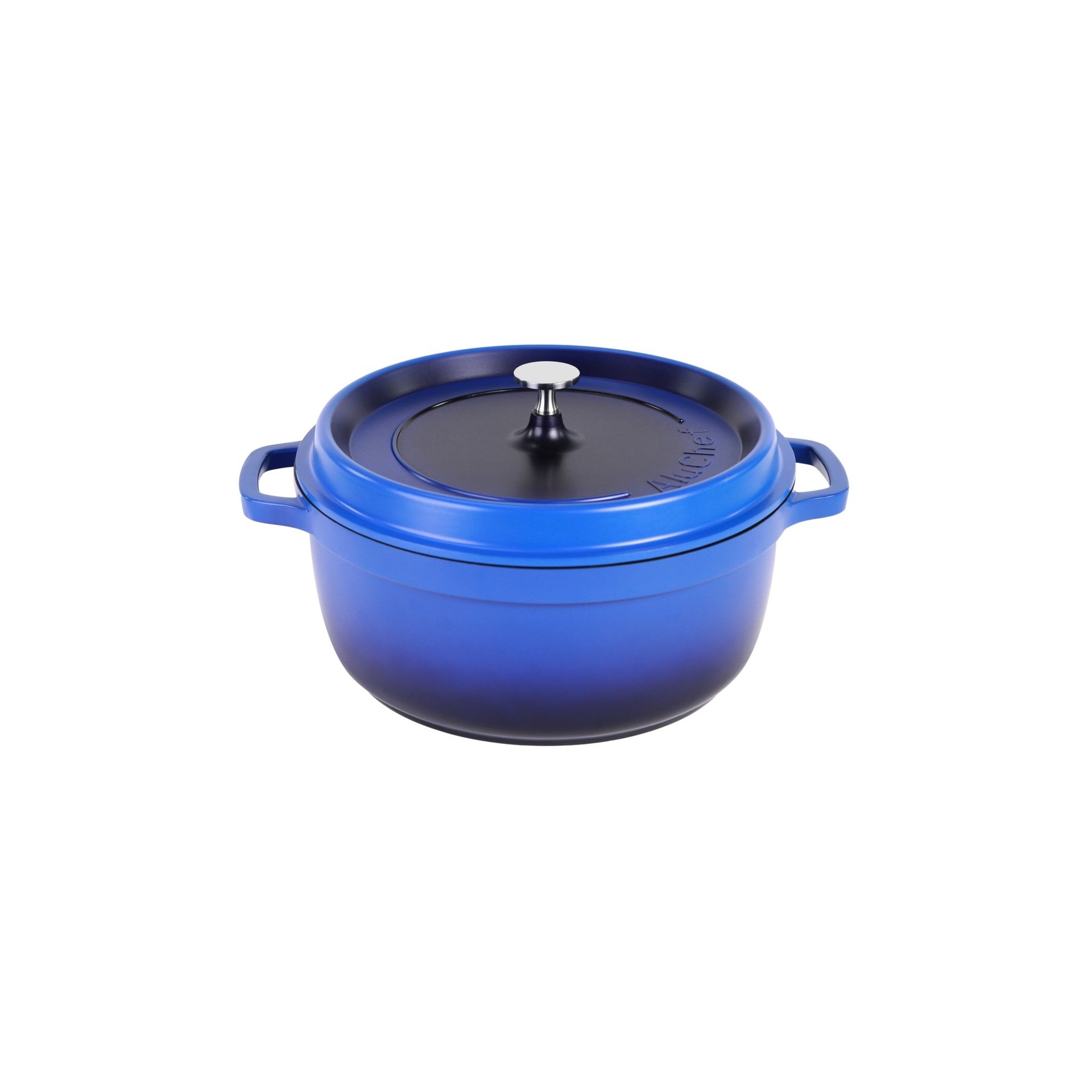 AluChef® Cocotte, rund 28 cm / blau AluChef® Cocotte, rund 28 cm / blau