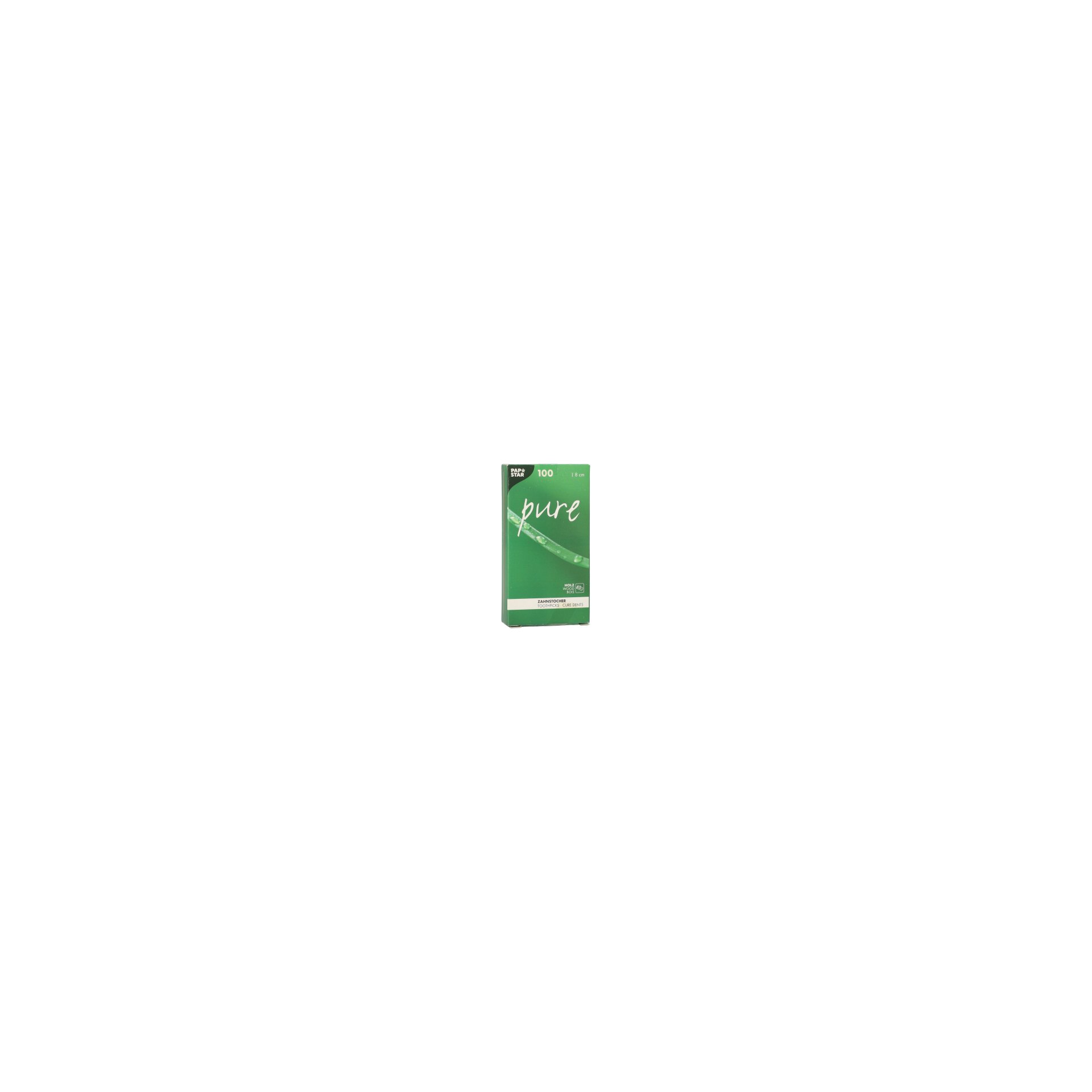 Zahnstocher, Holz "pure" rund 8 cm Zahnstocher, Holz "pure" rund 8 cm