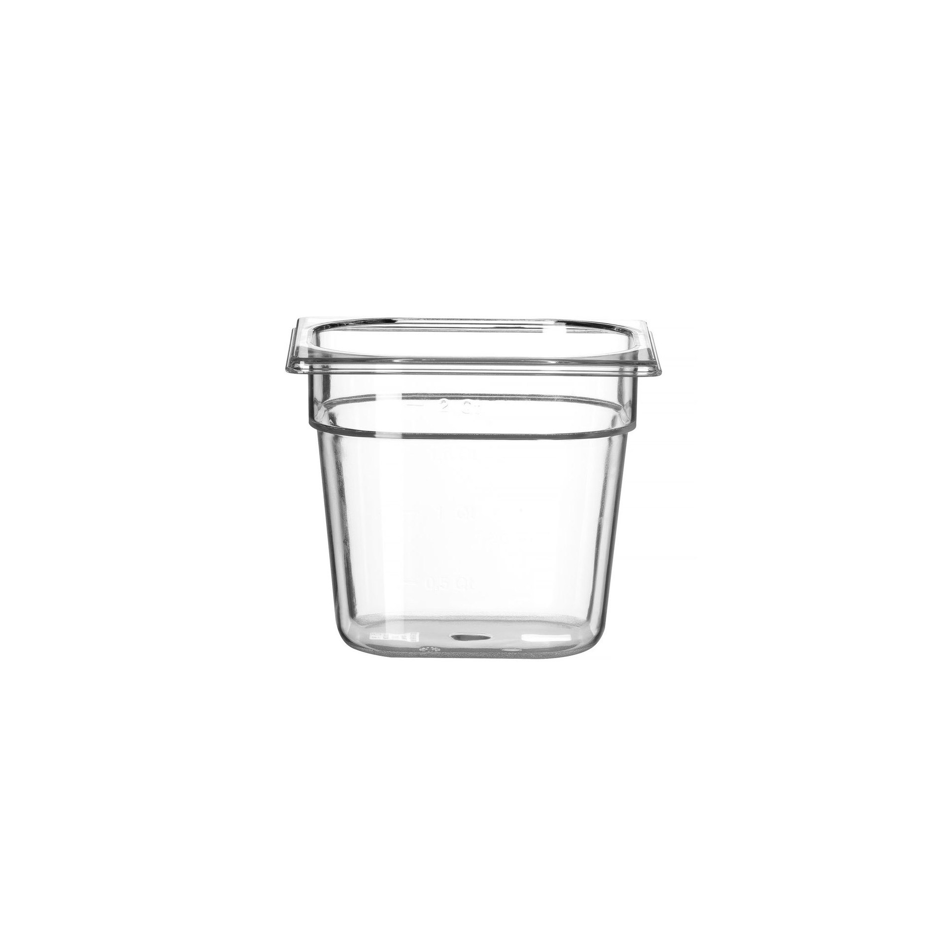 Gastronorm-Behälter 1/6, Profi Line, GN 1/6, 2,4L, Transparent, 176x162x(H)150mm Gastronorm-Behälter 1/6, Profi Line, GN 1/6, 2,4L, Transparent, 176x162x(H)150mm