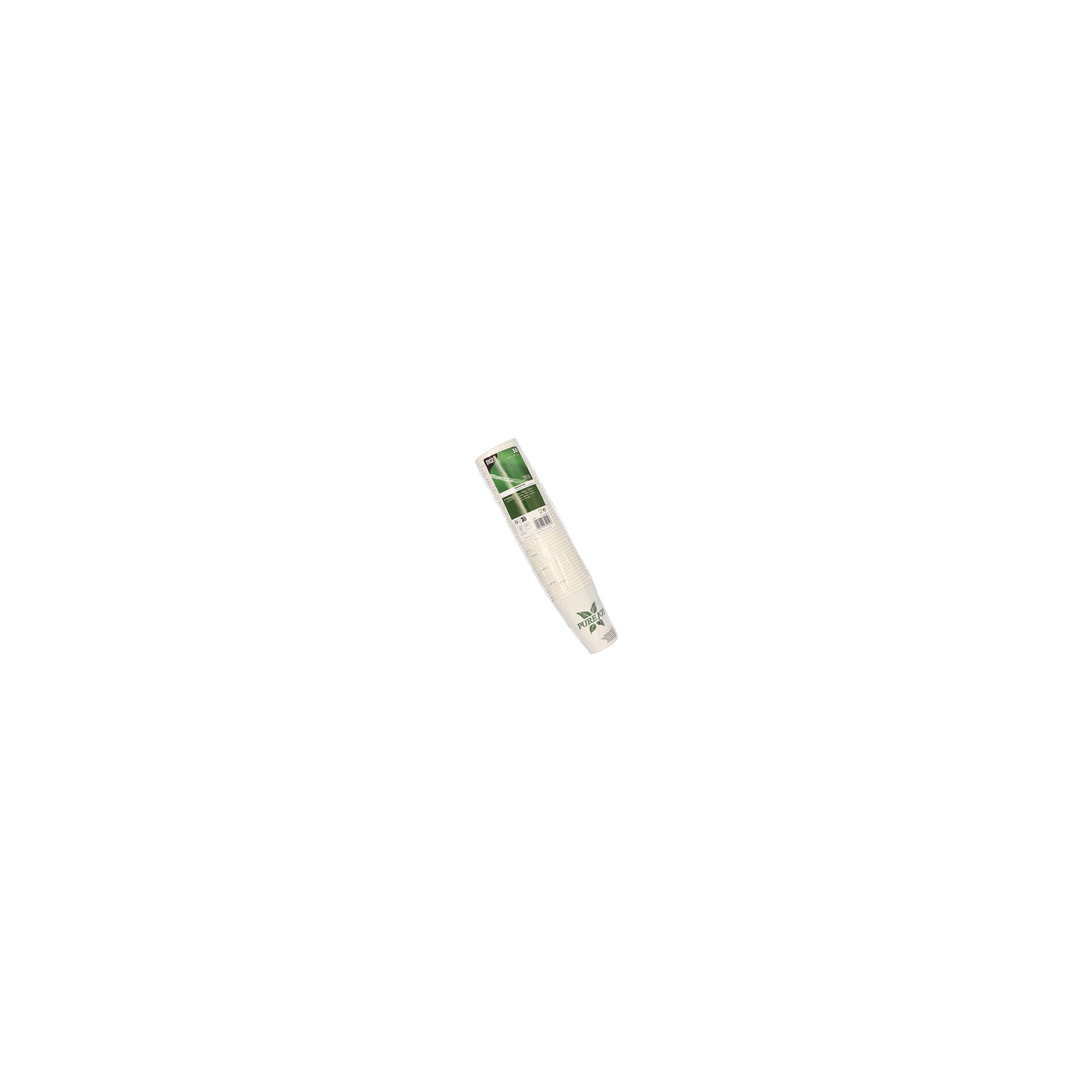 Trinkbecher, Pappe 0,2 l Ø 7,3 cm · 9,9 cm weiss "Pure Joy" Trinkbecher, Pappe 0,2 l Ø 7,3 cm · 9,9 cm weiss "Pure Joy"
