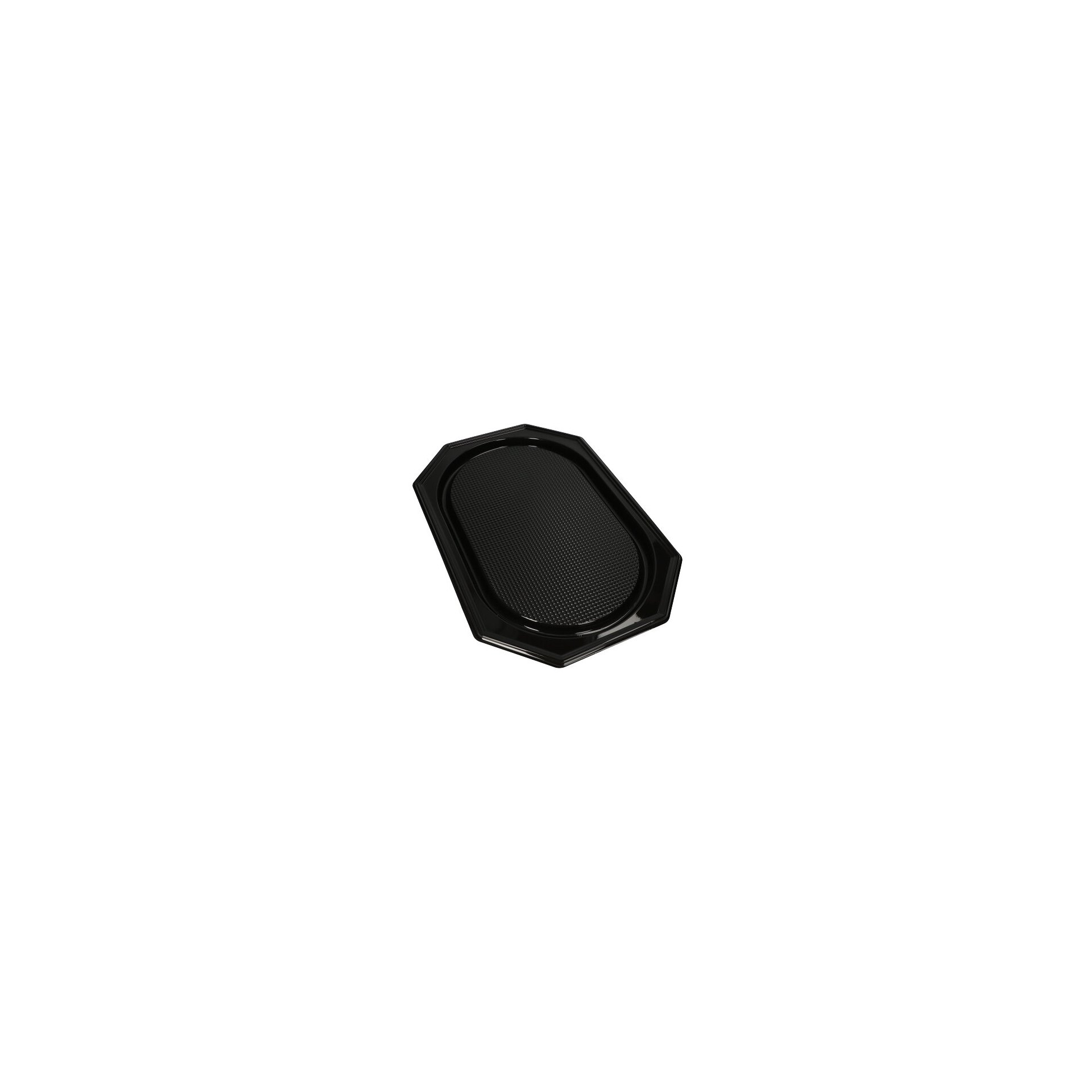 Servierplatten, PET 54 cm x 35 cm schwarz Servierplatten, PET 54 cm x 35 cm schwarz