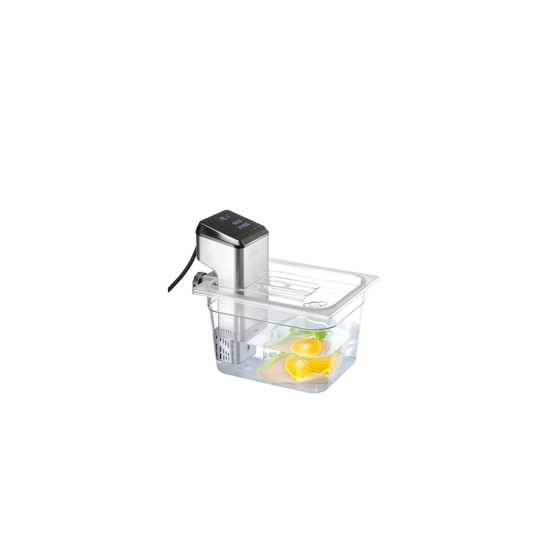 Gastronorm-Deckel mit Sous-Vide-Stab-Aussparung, GN 1/2, Transparent, 265x325mm Gastronorm-Deckel mit Sous-Vide-Stab-Aussparung, GN 1/2, Transparent, 265x325mm