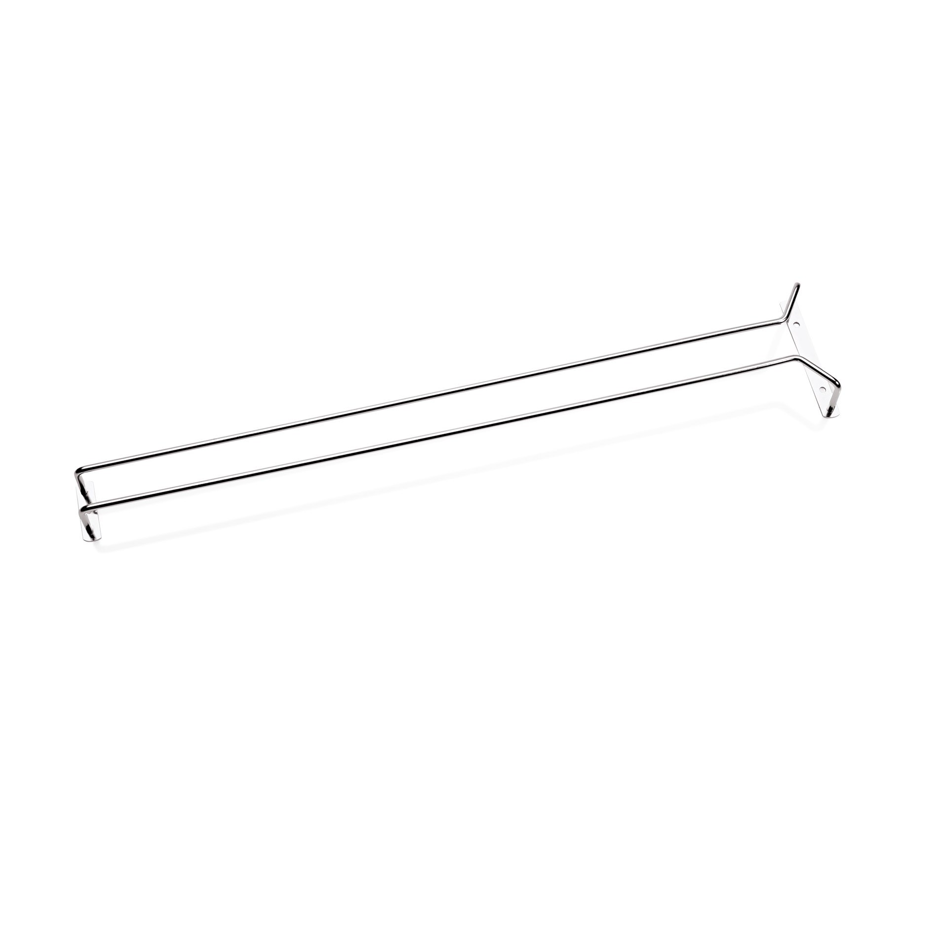 Gläserschiene 61,5 cm, verchromt Gläserschiene 61,5 cm, verchromt