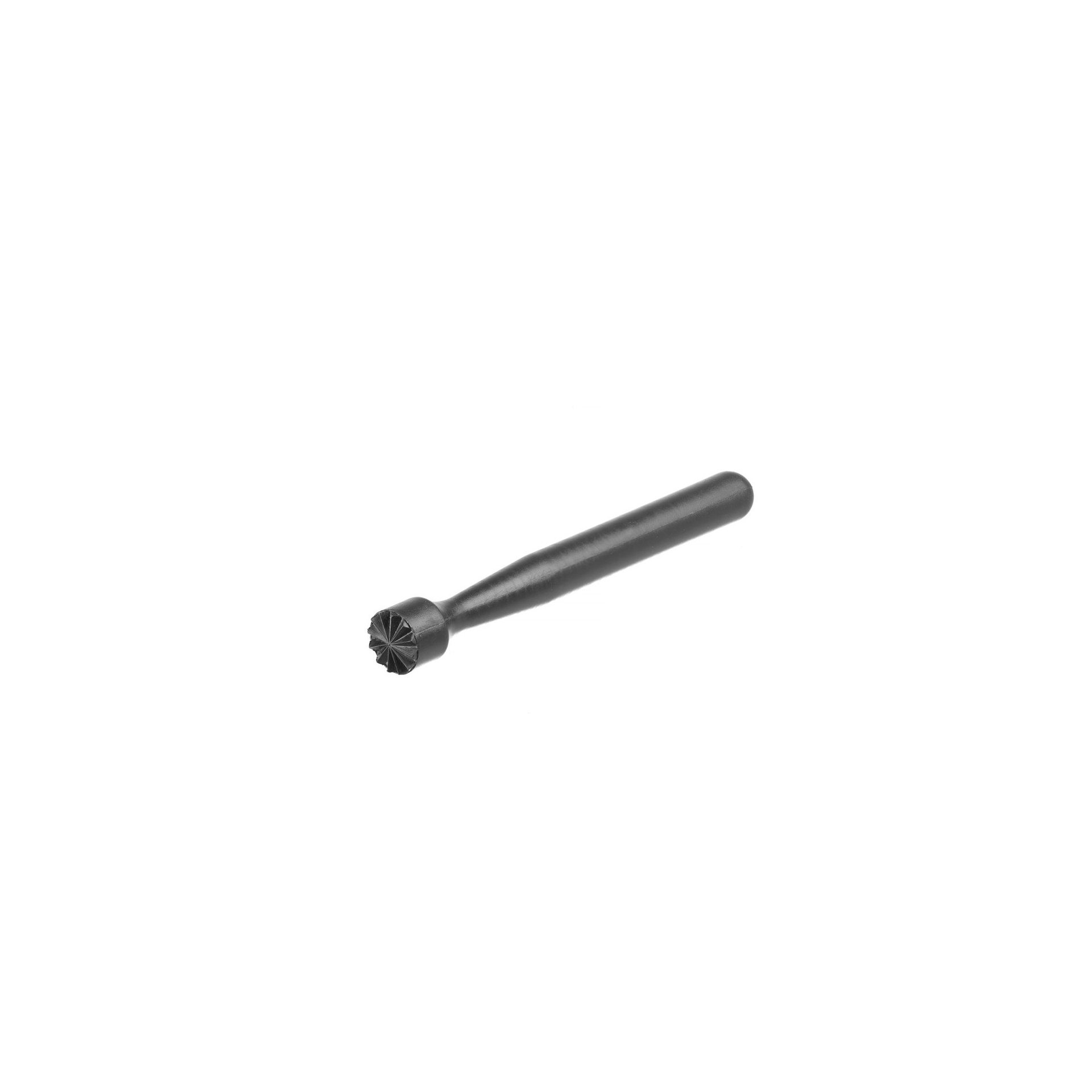 Cocktail-Stößel, BarUp, sternförmig gezahnt, Schwarz, ⌀34x207mm