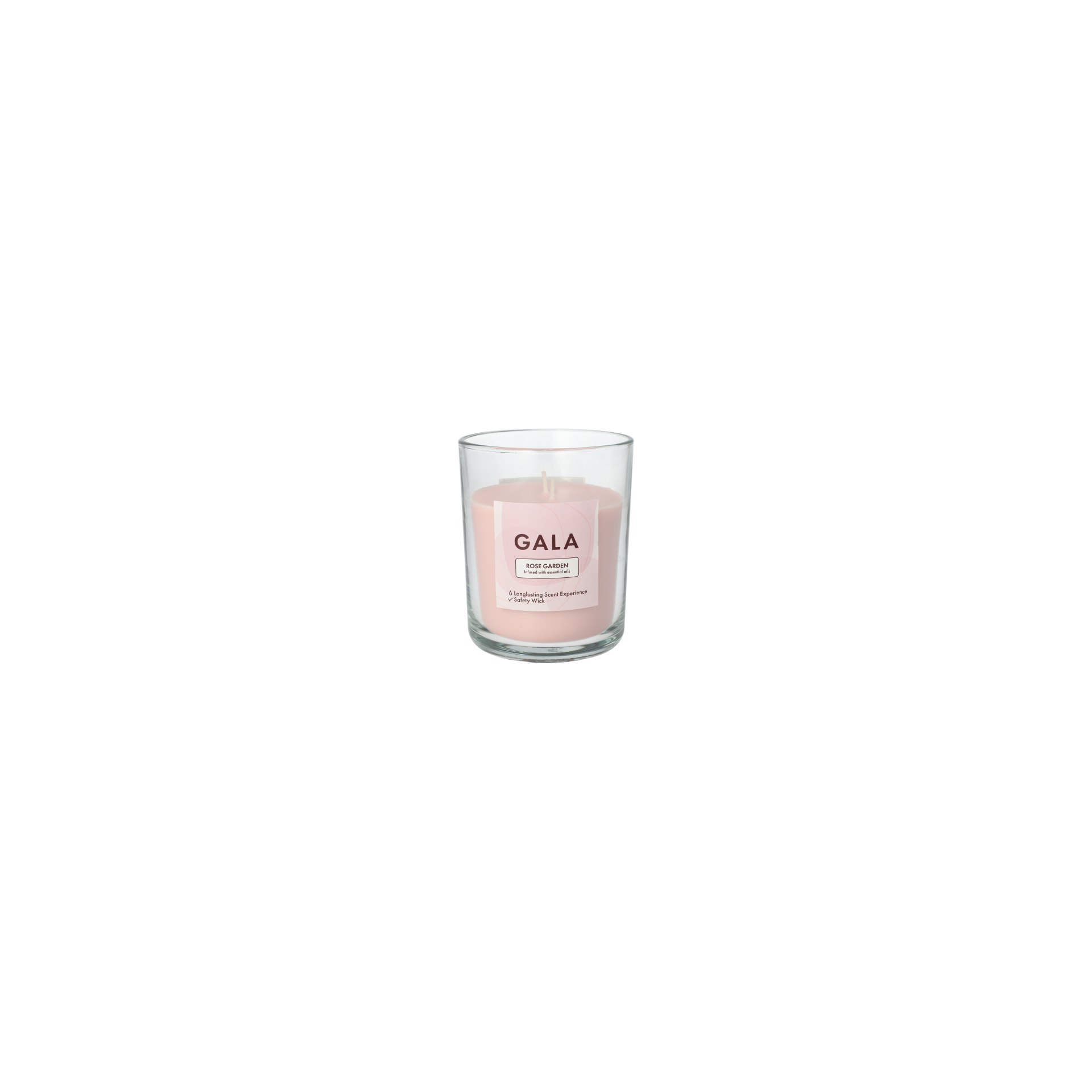 "GALA" Duftkerze im Glas Ø 10,5 cm · 12,4 cm rose - Rose Garden "Tokio Large"