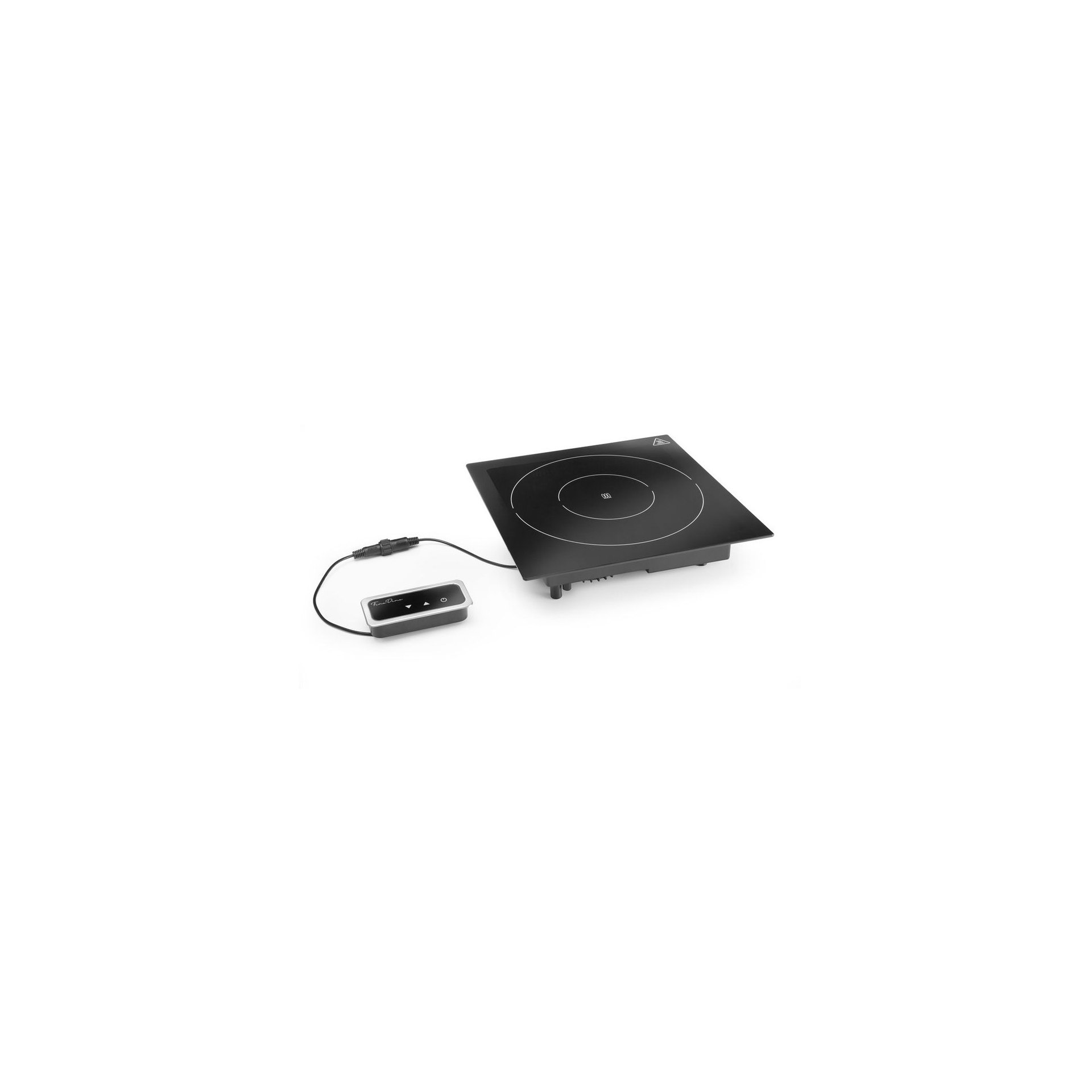 Induktionsheizplatte 1000 W, Fine Dine, Schwarz, 230V/1000W, 350x397x(H)85mm