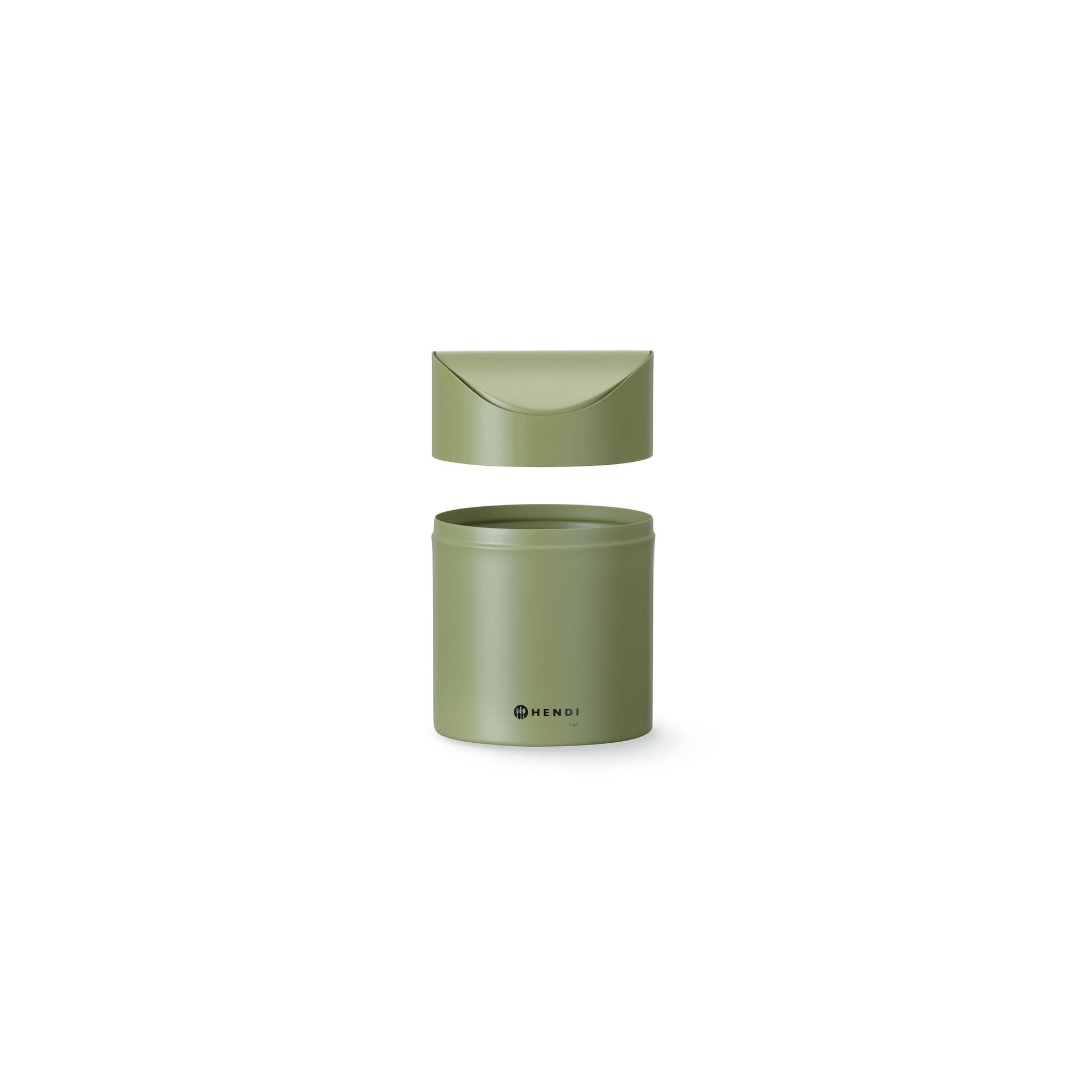 Tischabfalleimer 1,2L, Grün, ⌀120x(H)165mm Tischabfalleimer 1,2L, Grün, ⌀120x(H)165mm