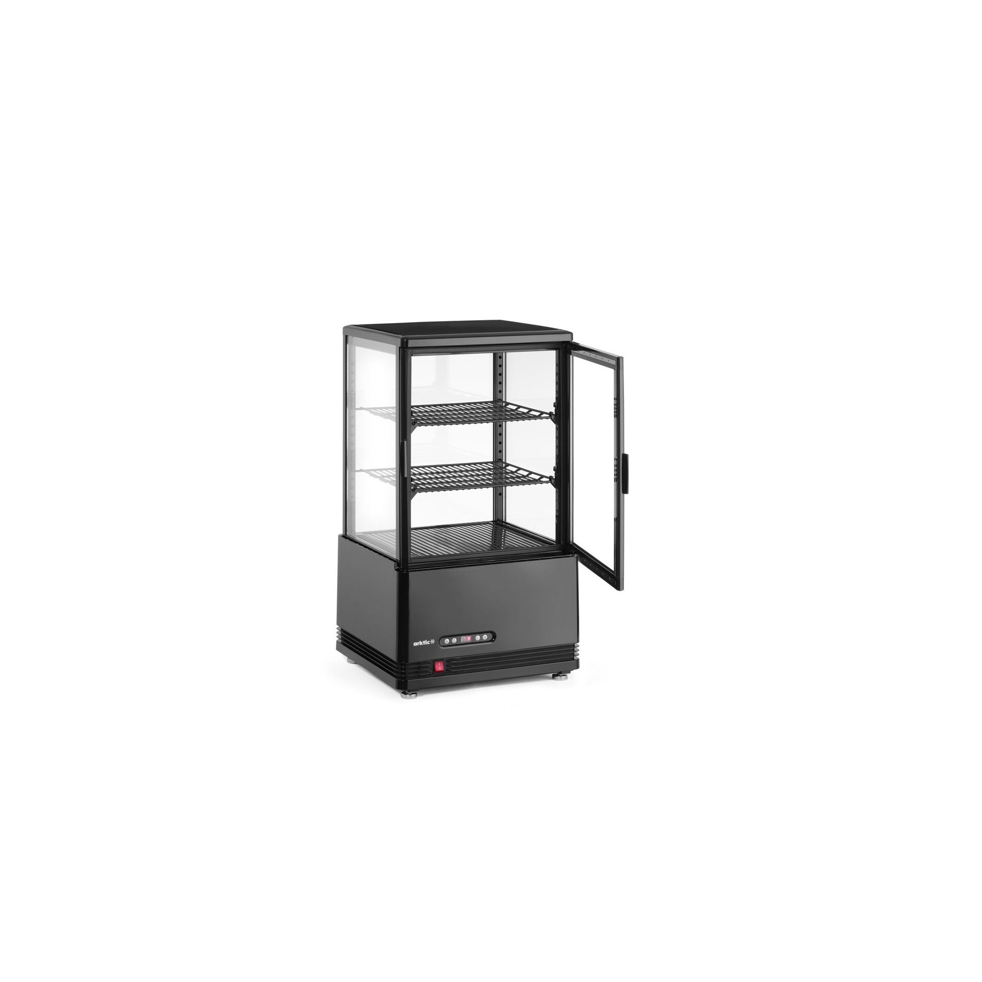 Aufsatz-Kühlvitrine 58L, schwarz Aufsatz-Kühlvitrine 58L, schwarz