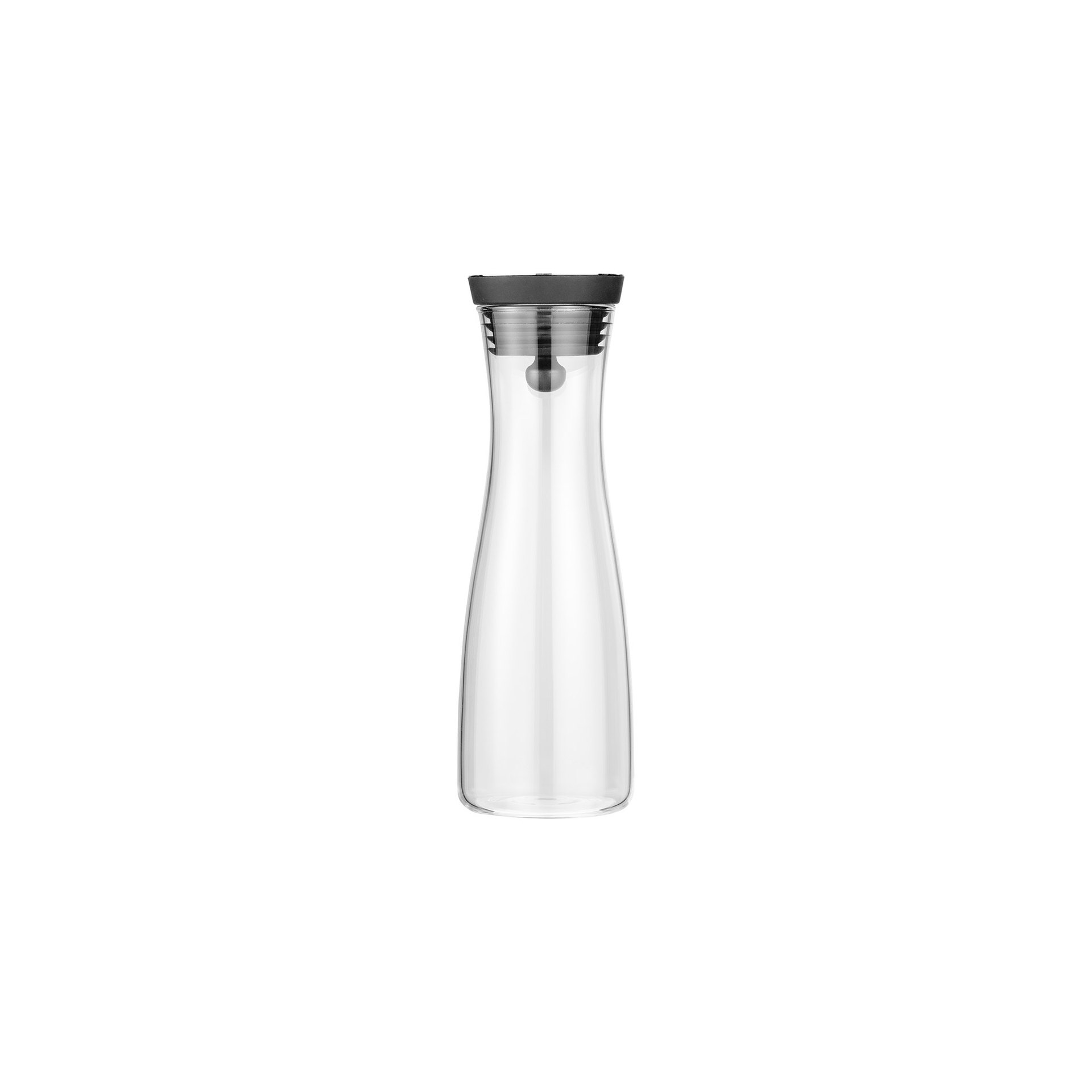Karaffe, 1,2 ltr., Ø 7,5 cm, Borosilikatglas, Edelstahl, Silikon Karaffe, 1,2 ltr., Ø 7,5 cm, Borosilikatglas, Edelstahl, Silikon