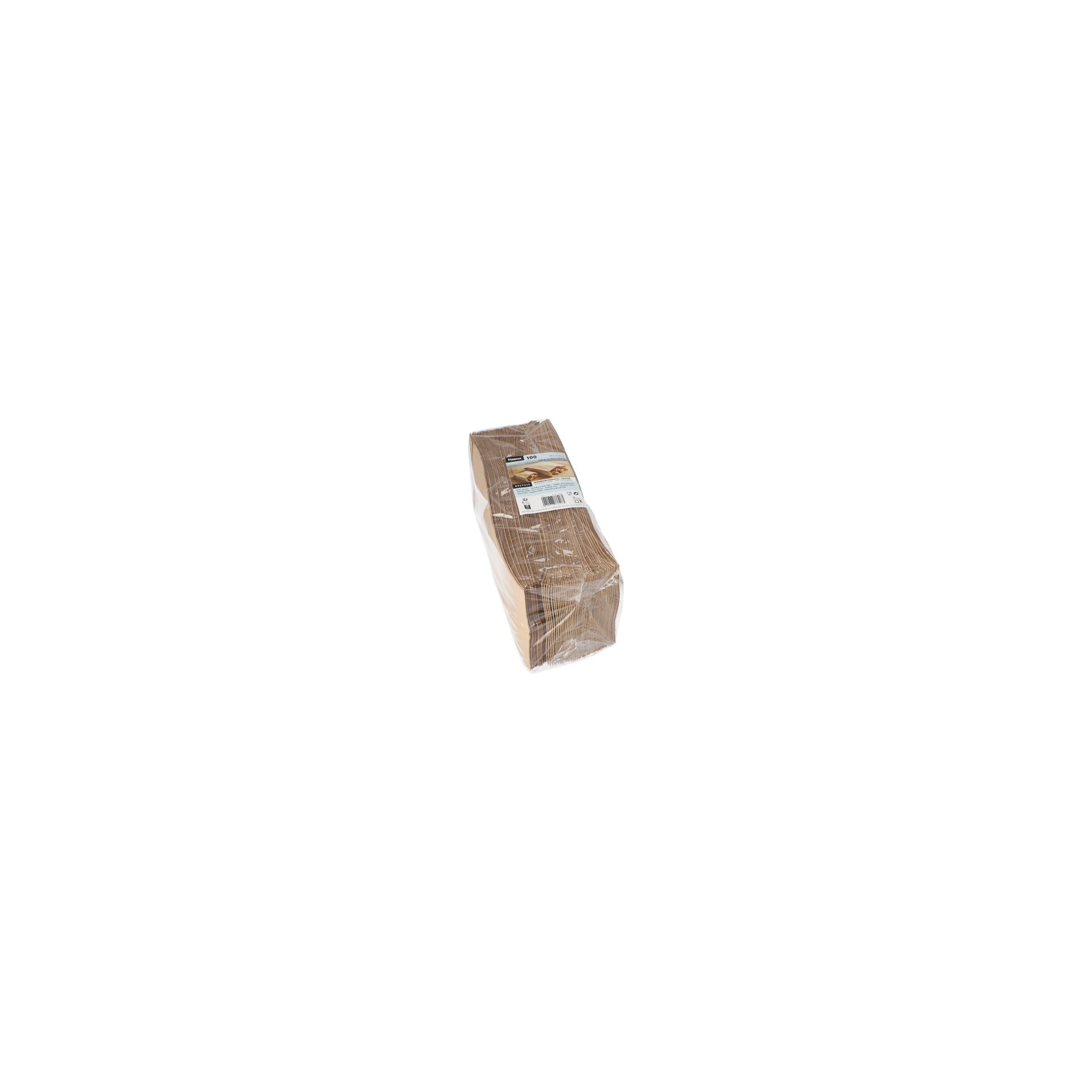 Warmhaltebeutel, Papier mit PE-Einlage 28 cm x 13 cm x 8 cm braun