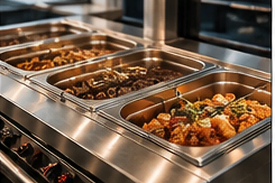 Warmhaltegeräte und Ausgabe für Foodtruck und Streetfood
