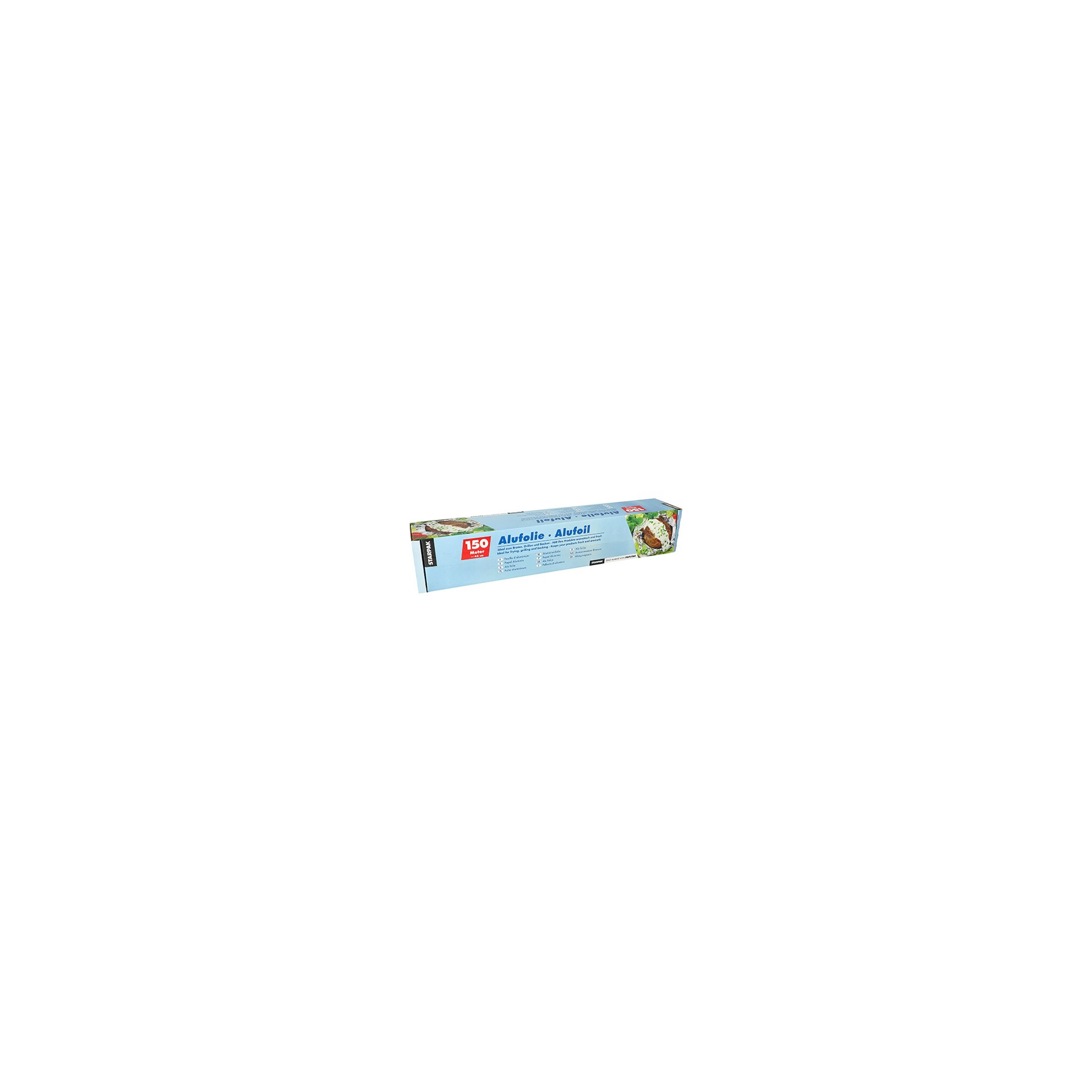 Alufolie 150 m x 45 cm in Faltschachtel Alufolie 150 m x 45 cm in Faltschachtel