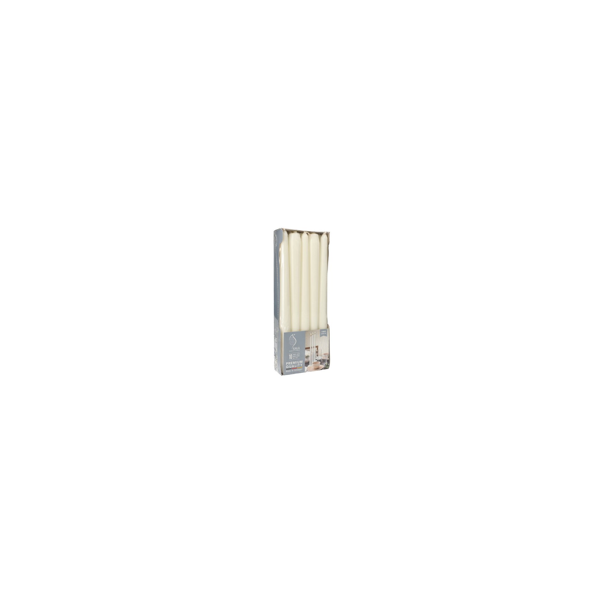 Leuchterkerzen Ø 2,3 cm · 25 cm weiss Leuchterkerzen Ø 2,3 cm · 25 cm weiss