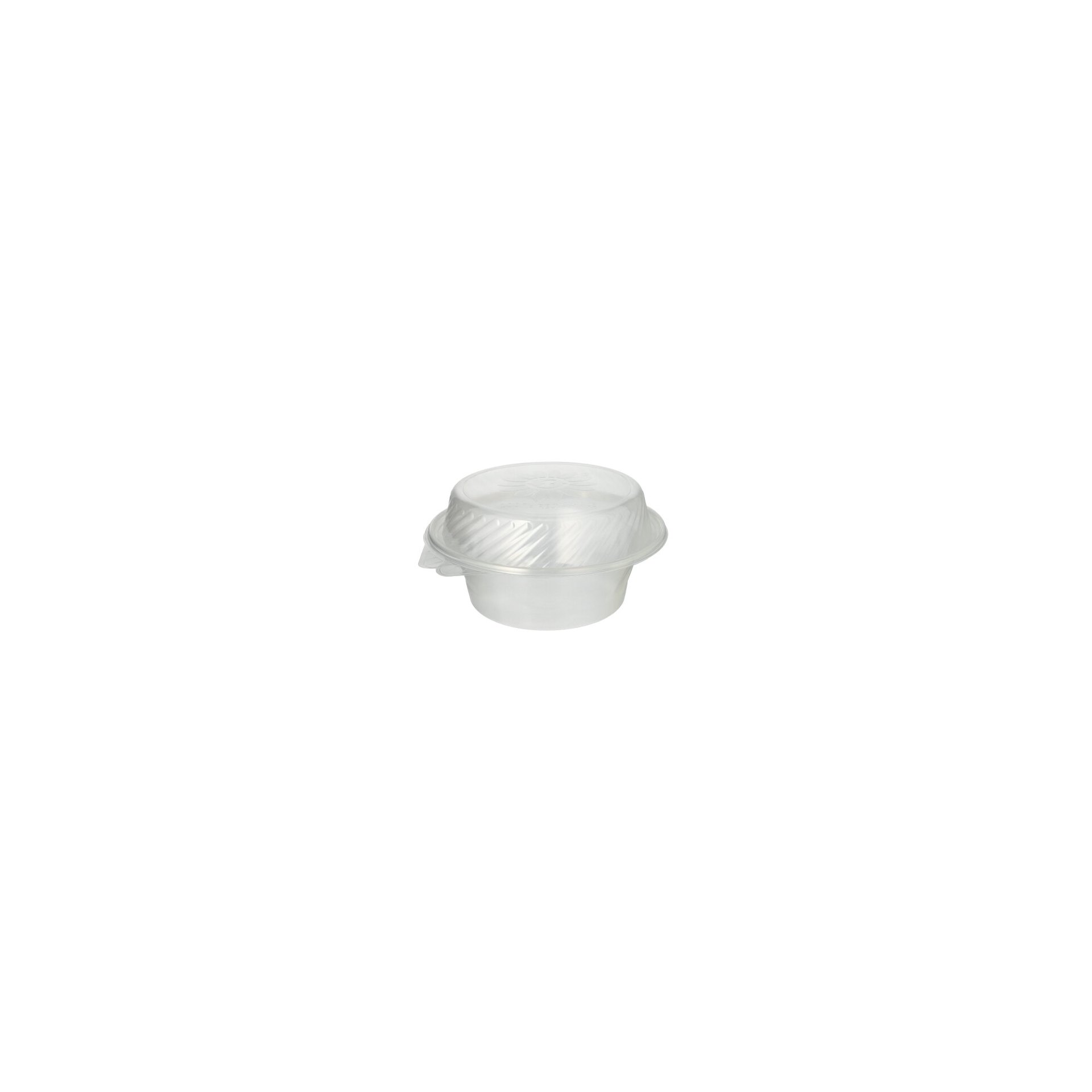 Feinkost- und Salatschalen mit Klappdeckel PP rund 1400 ml 11 cm x 22 cm x 21,5 cm