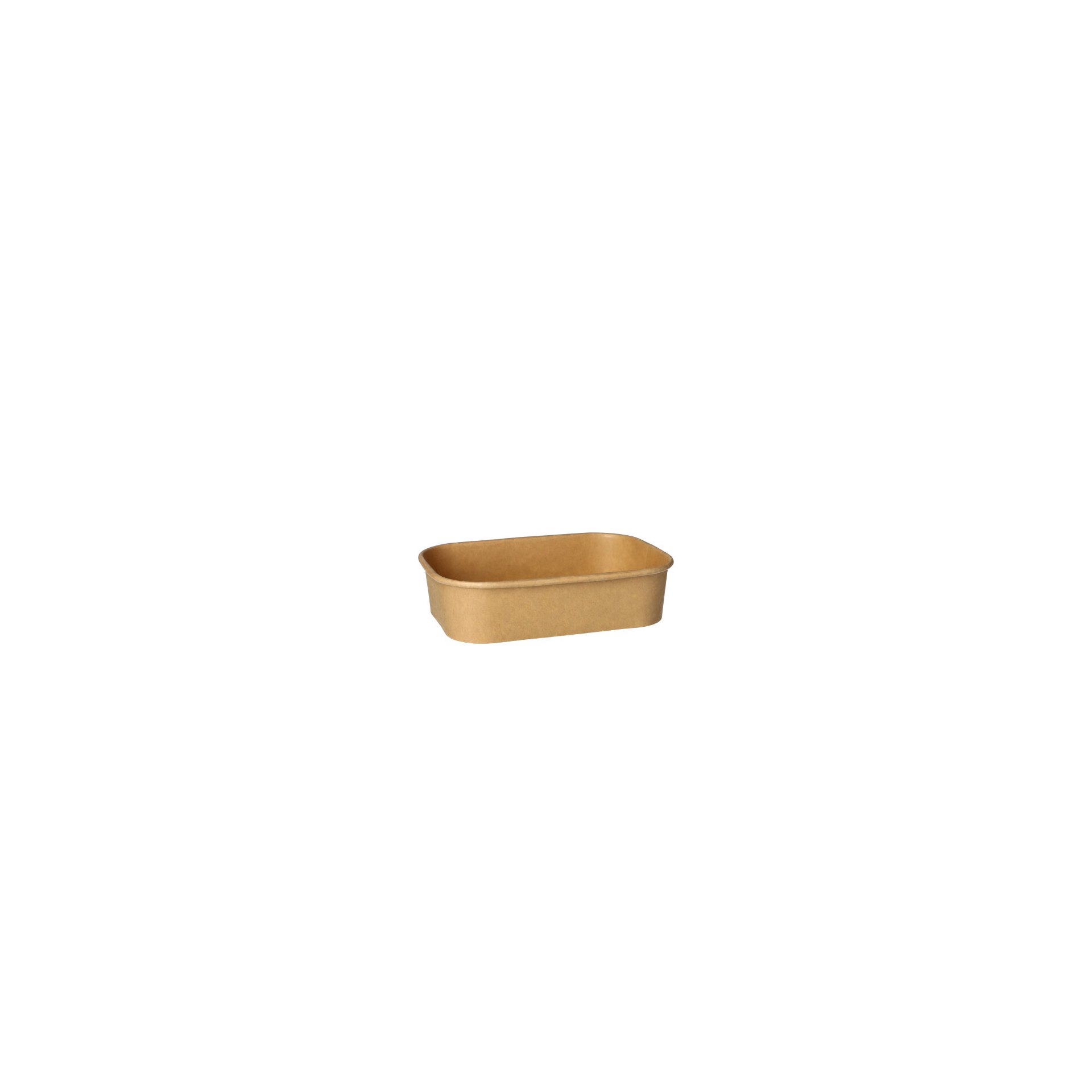Verpackungsbecher, Pappe rechteckig 500 ml 4,1 cm x 17,3 cm x 12,3 cm braun Verpackungsbecher, Pappe rechteckig 500 ml 4,1 cm x 17,3 cm x 12,3 cm braun