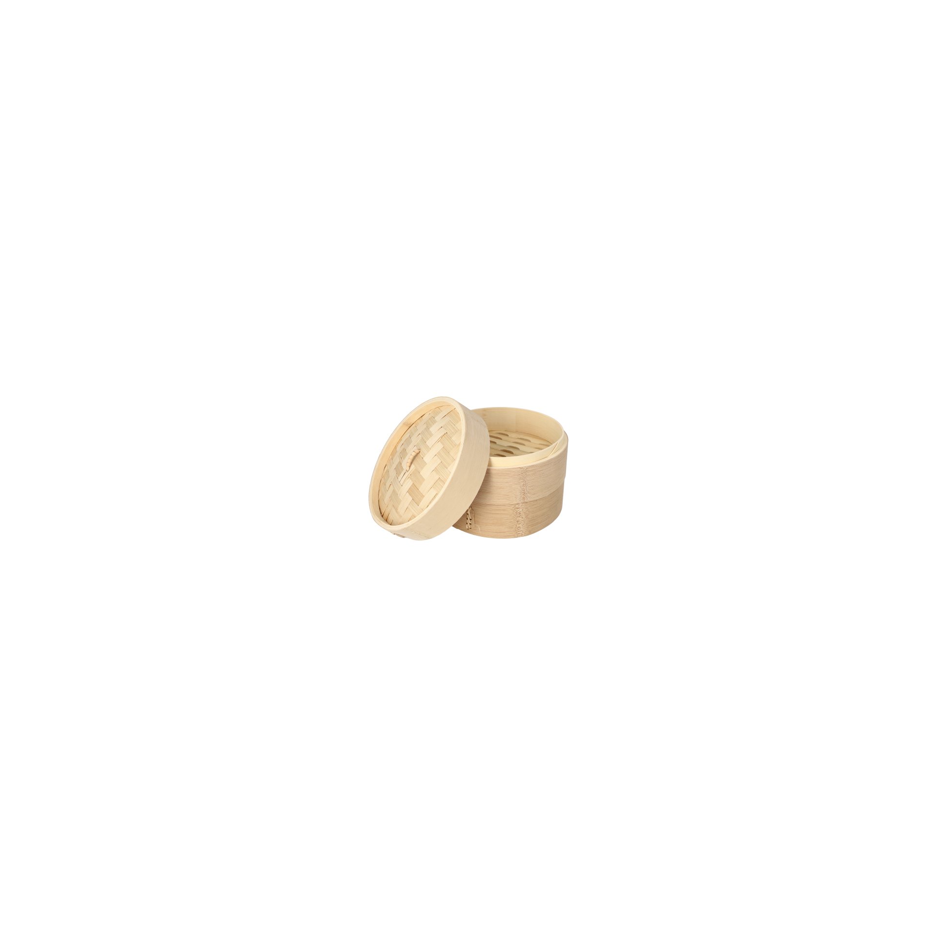 Dampfgarer Bambus "ASIA" Ø 18 cm · 13,5 cm 3-teilig