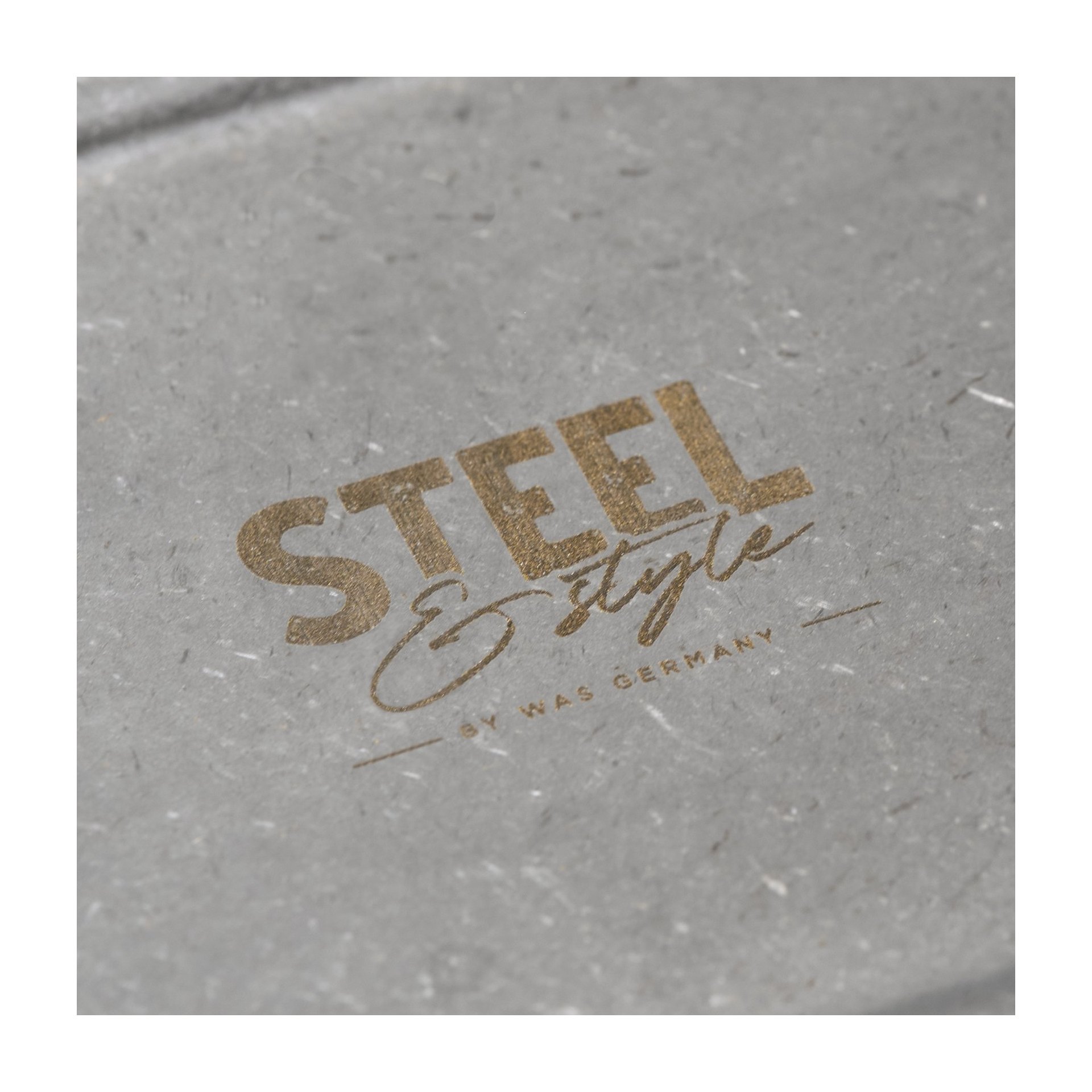 Servierpfanne STEEL & STYLE VINTAGE, mit 2 Messinggriffen, 26 x 20 x 4 cm, 1 ltr., Chromnickelstahl Serviertopf STEEL & STYLE, mit 2 Messinggriffen, 310 ml, Ø 9 cm