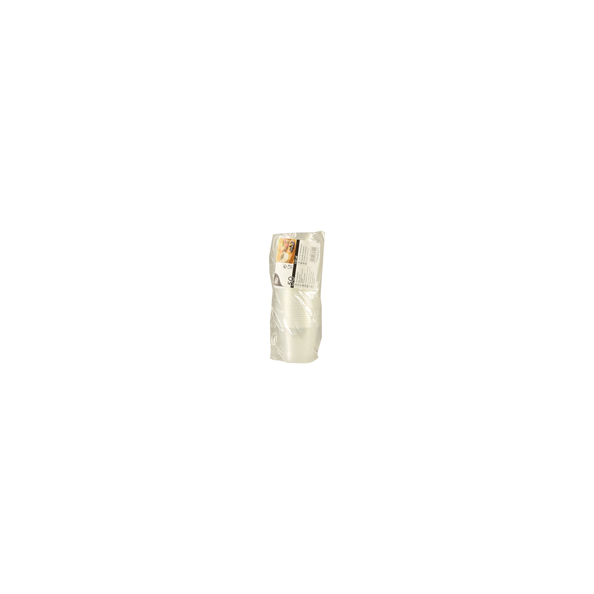 Dressingbecher, PP rund 125 ml Ø 7,1 cm · 5,7 cm transparent Dressingbecher, PP rund 125 ml Ø 7,1 cm · 5,7 cm transparent
