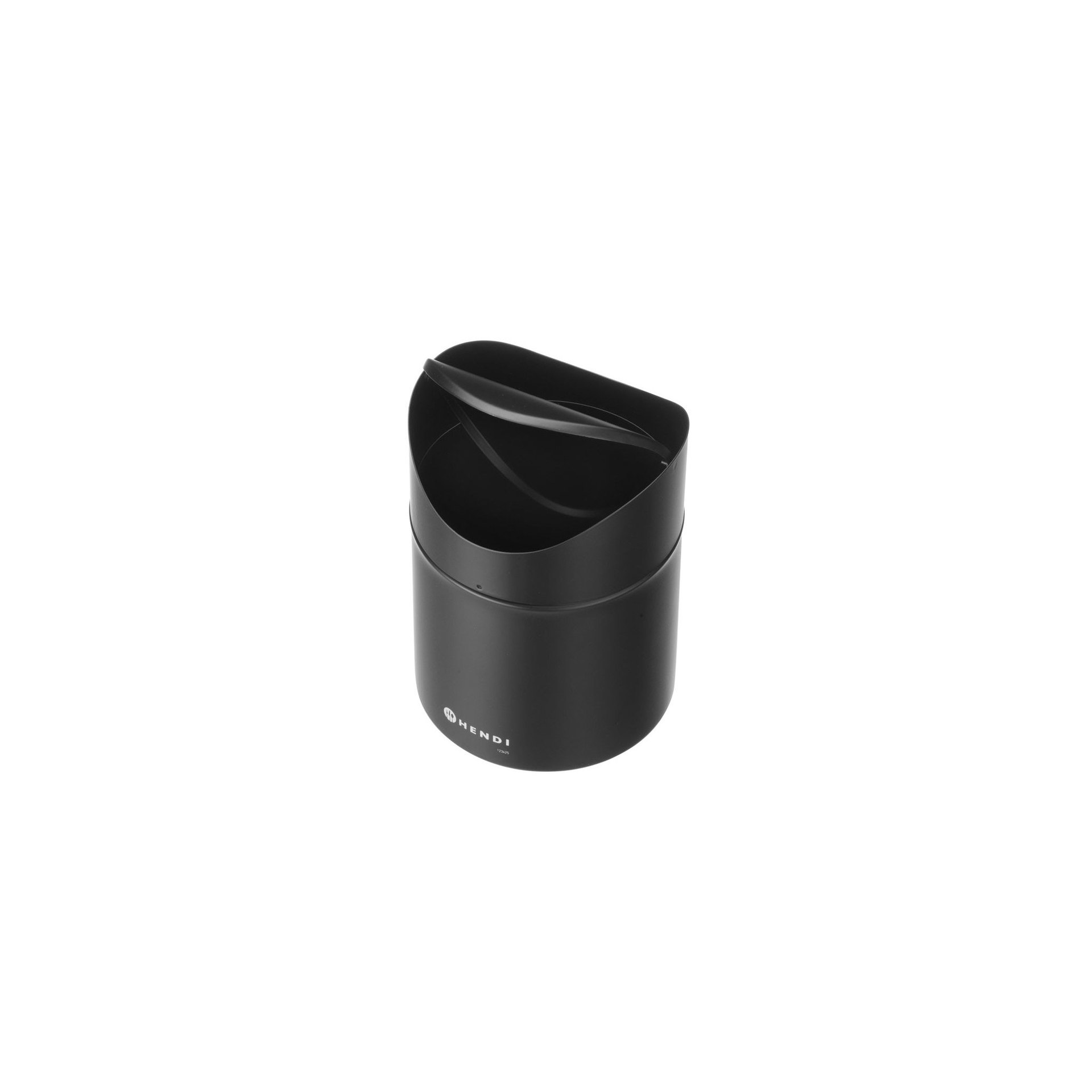 Tischabfalleimer 1,2L, Schwarz, ⌀120x(H)165mm