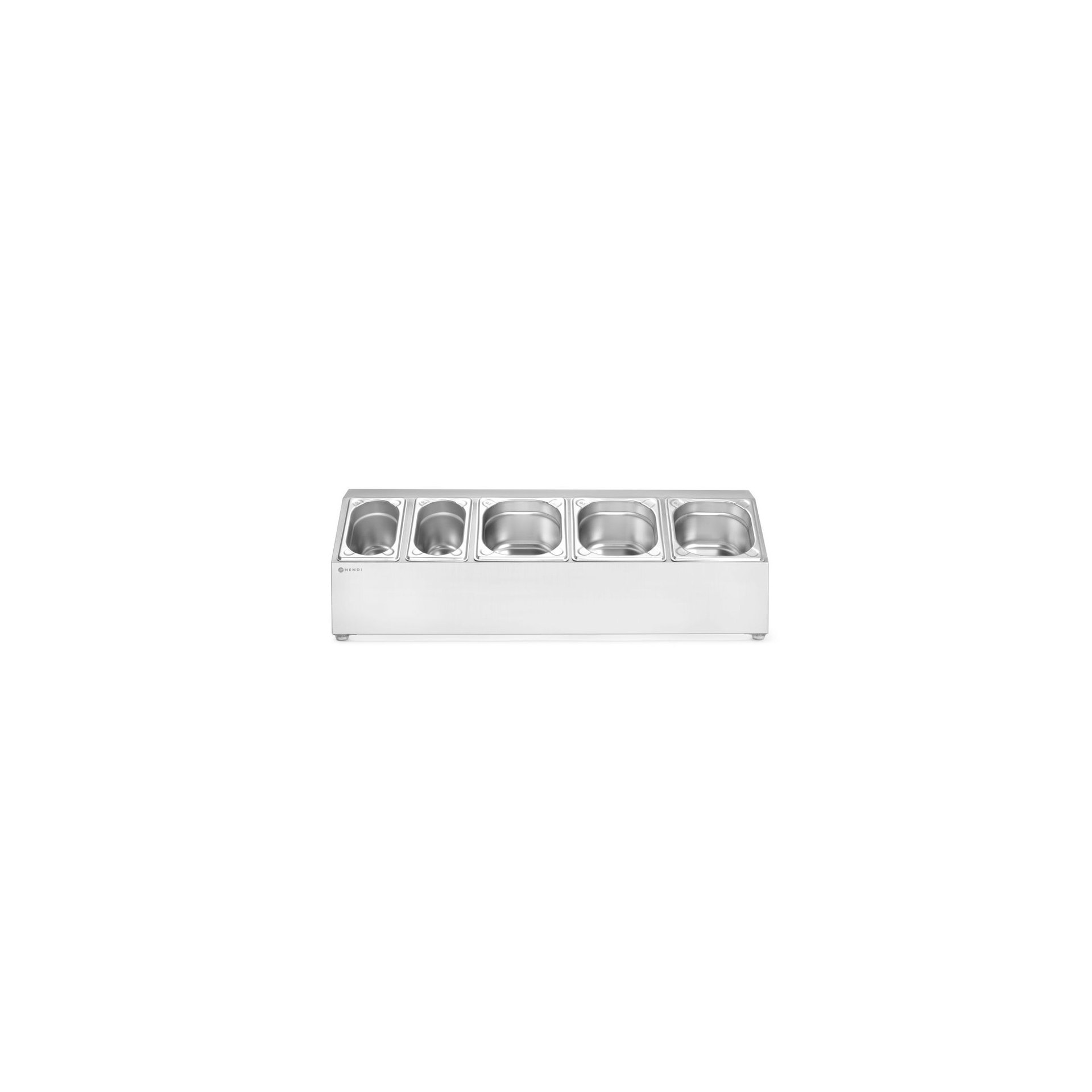 Halterung für Gastronorm-Behälter, 5 Fächer, 745x245x(H)215mm Halterung für Gastronorm-Behälter, 5 Fächer, 745x245x(H)215mm