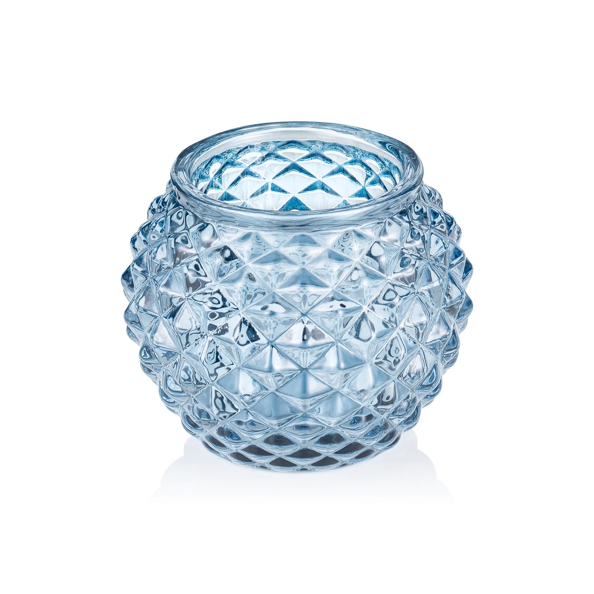Ball Steel Blue YUYU, Ø 7,5 cm, Höhe 6 cm
