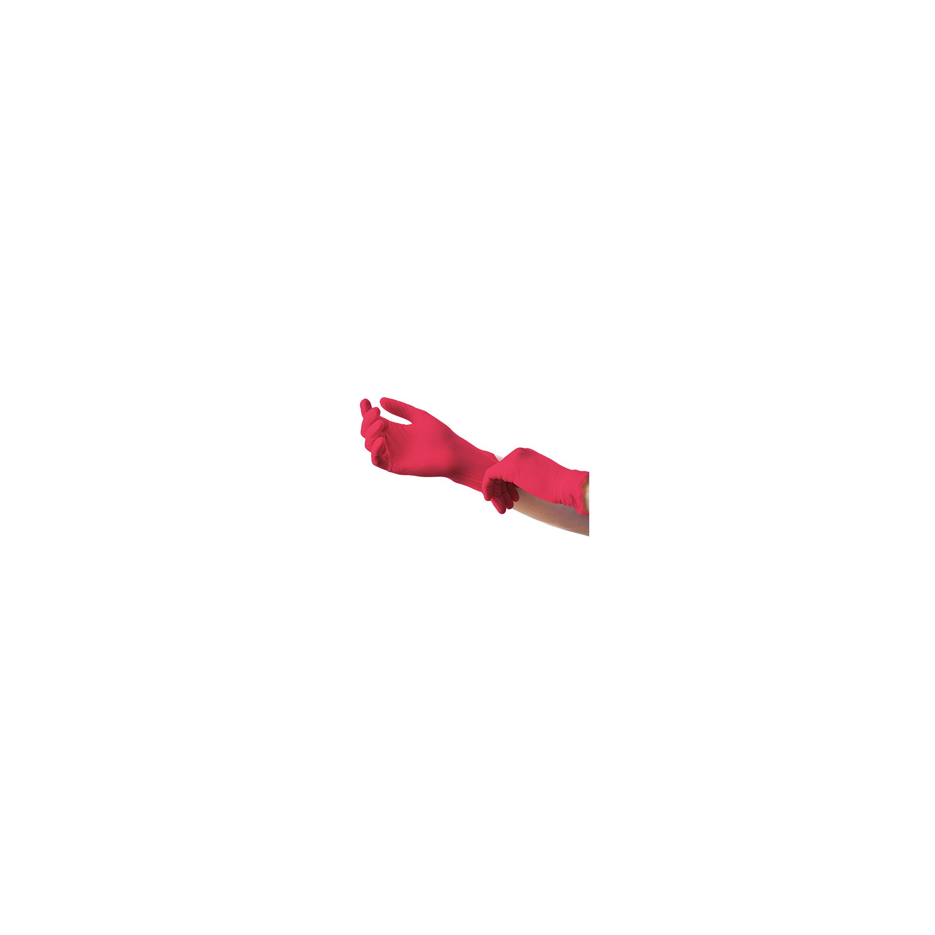 "Medi-Inn Classic" Handschuhe, Nitril puderfrei rot "Nitril Red Plus" Größe: XL