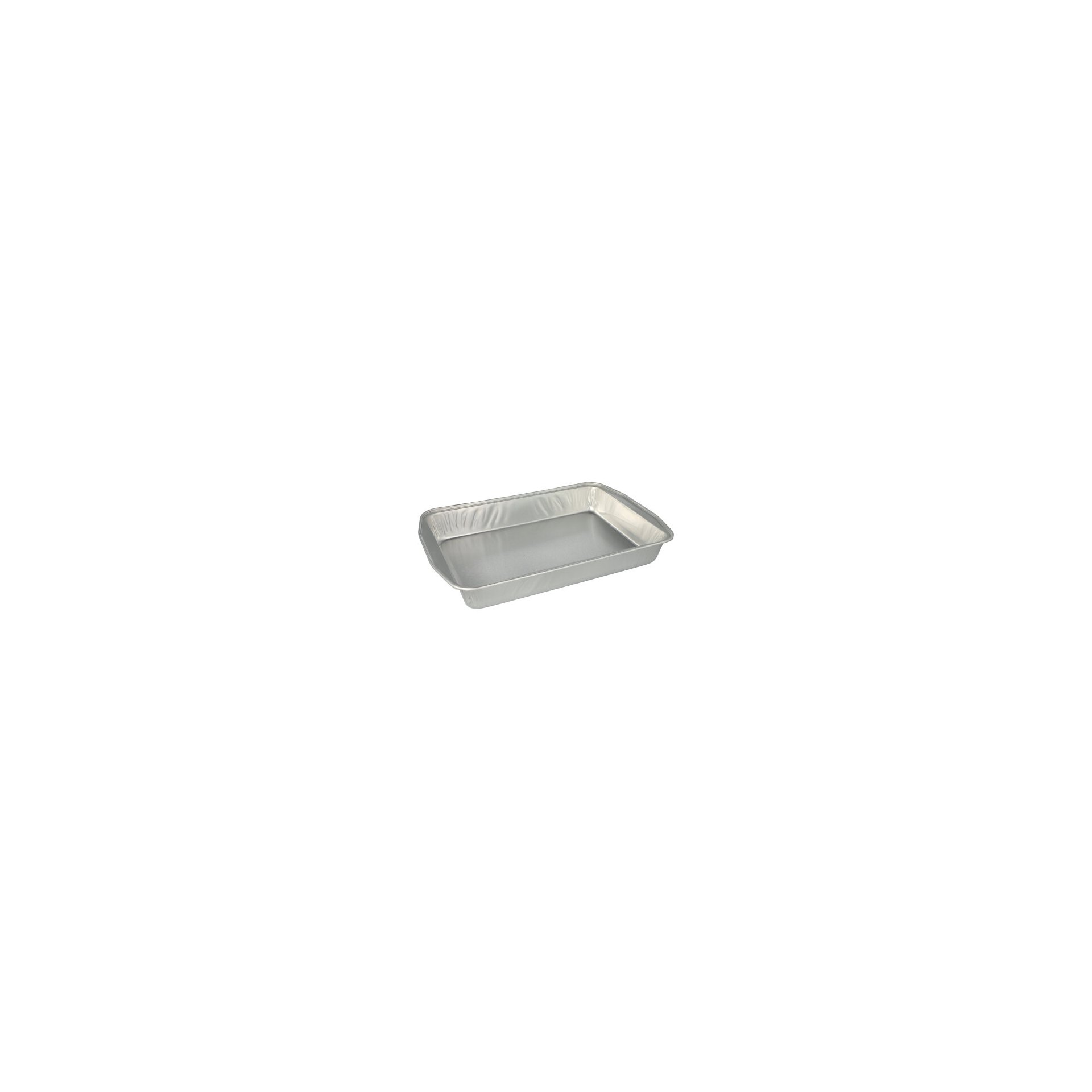 Bratschalen, Alu eckig 3,15 l 5 cm x 25 cm x 36,6 cm silber Bratschalen, Alu eckig 3,15 l 5 cm x 25 cm x 36,6 cm silber