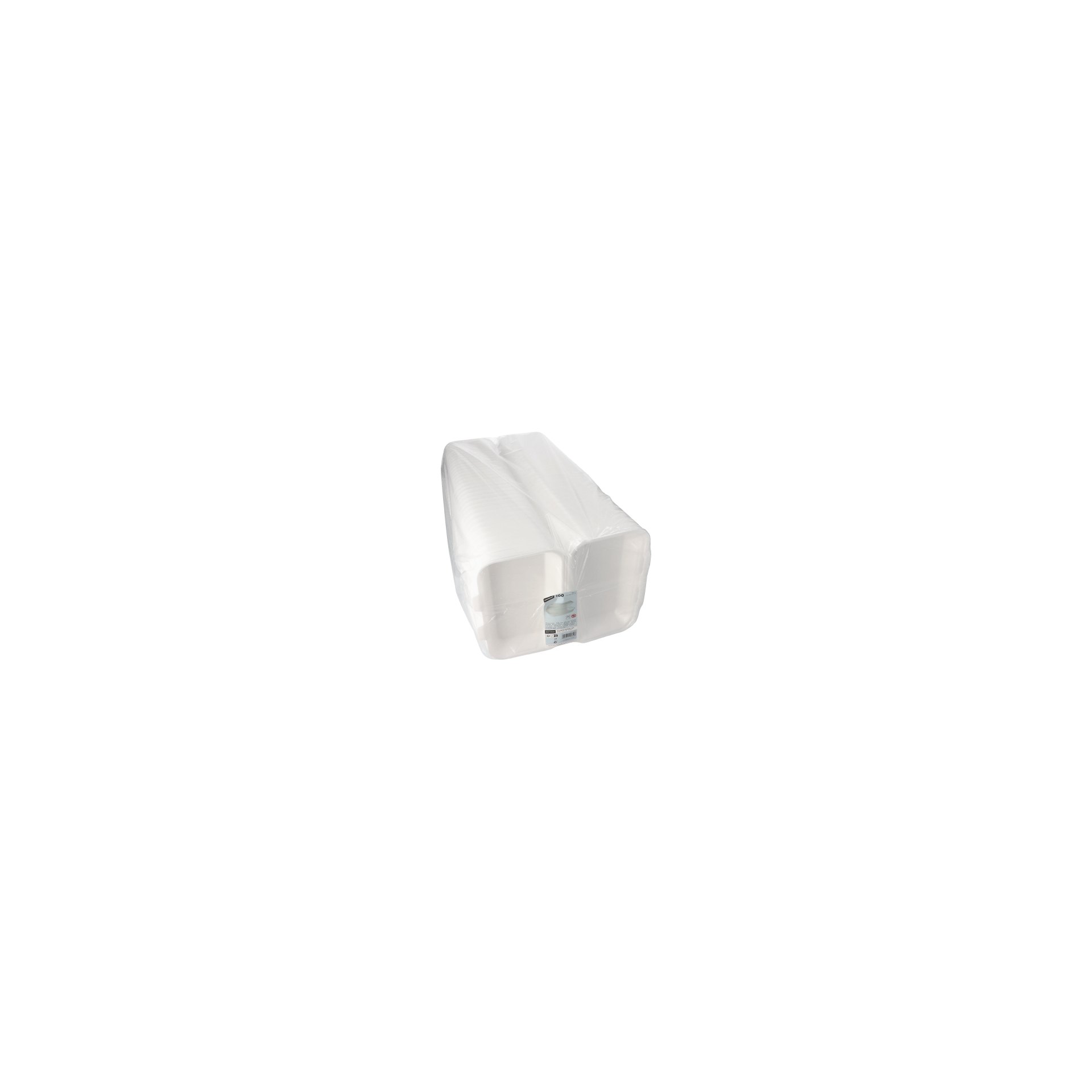 Allzweckboxen mit Klappdeckel, XPS 1800 ml 7,5 cm x 24 cm x 13,3 cm weiss
