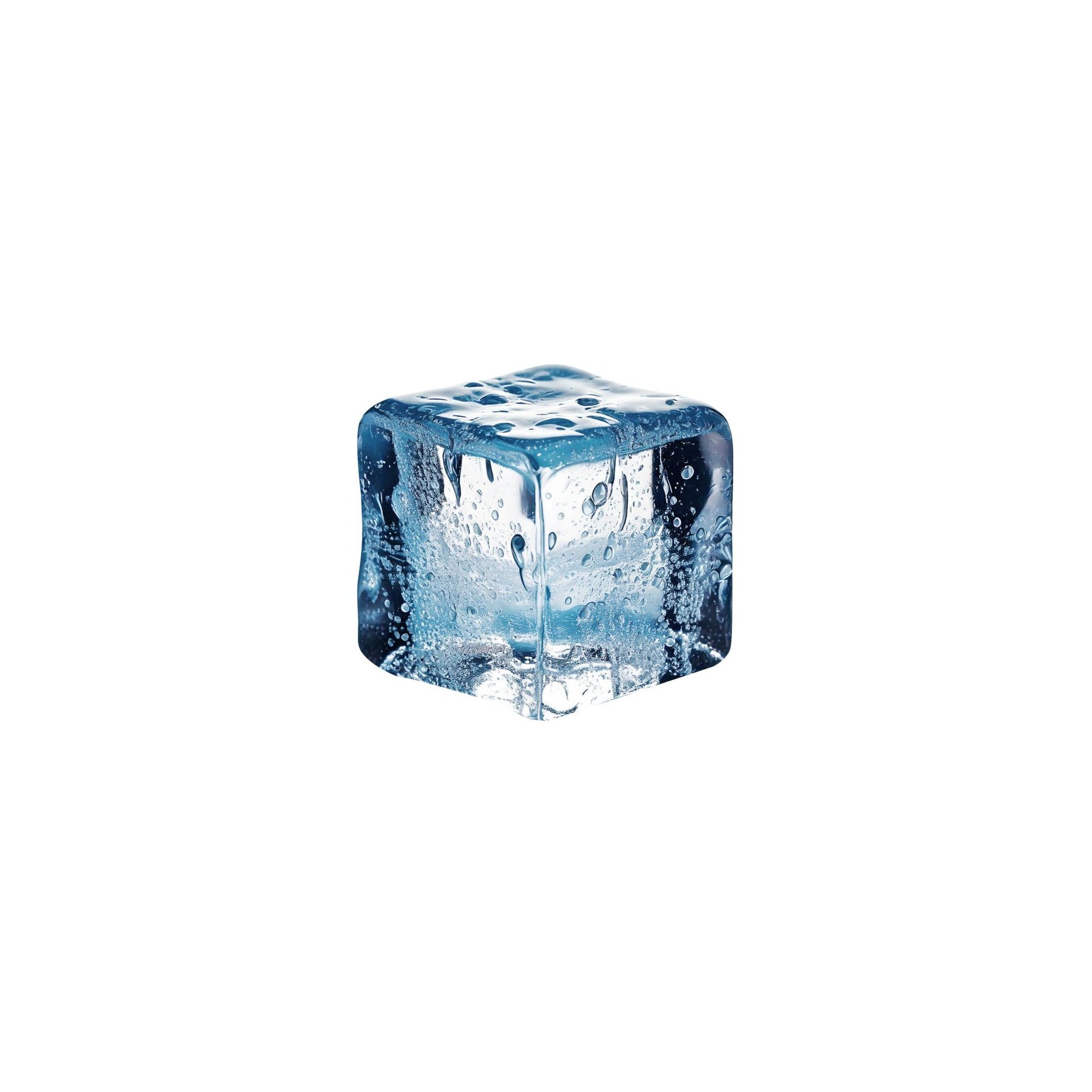 Eiswürfelform, XL-Würfel, BarUp, Blau, 170x110x(H)52mm