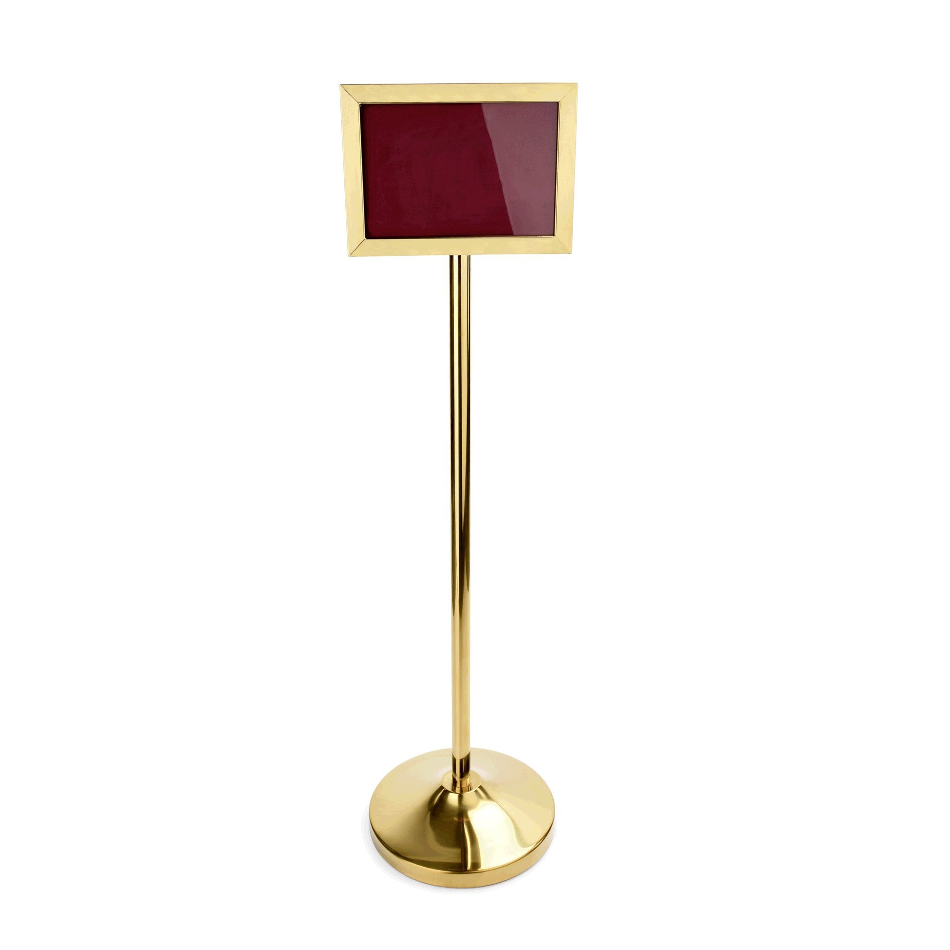 Info-Ständer (H)120 cm, gold Info-Ständer (H)120 cm, gold