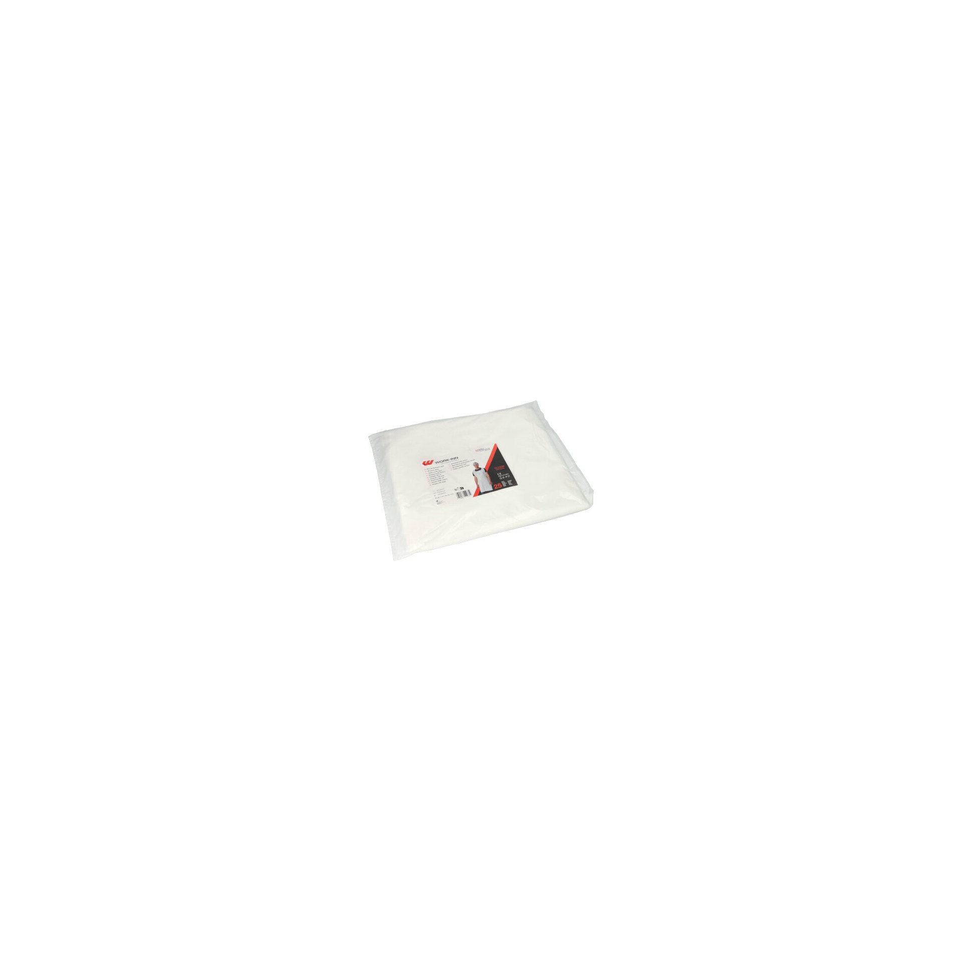"WORK-INN/-PS" Latz-Schürzen, LDPE 110 cm x 75 cm weiss extra stark