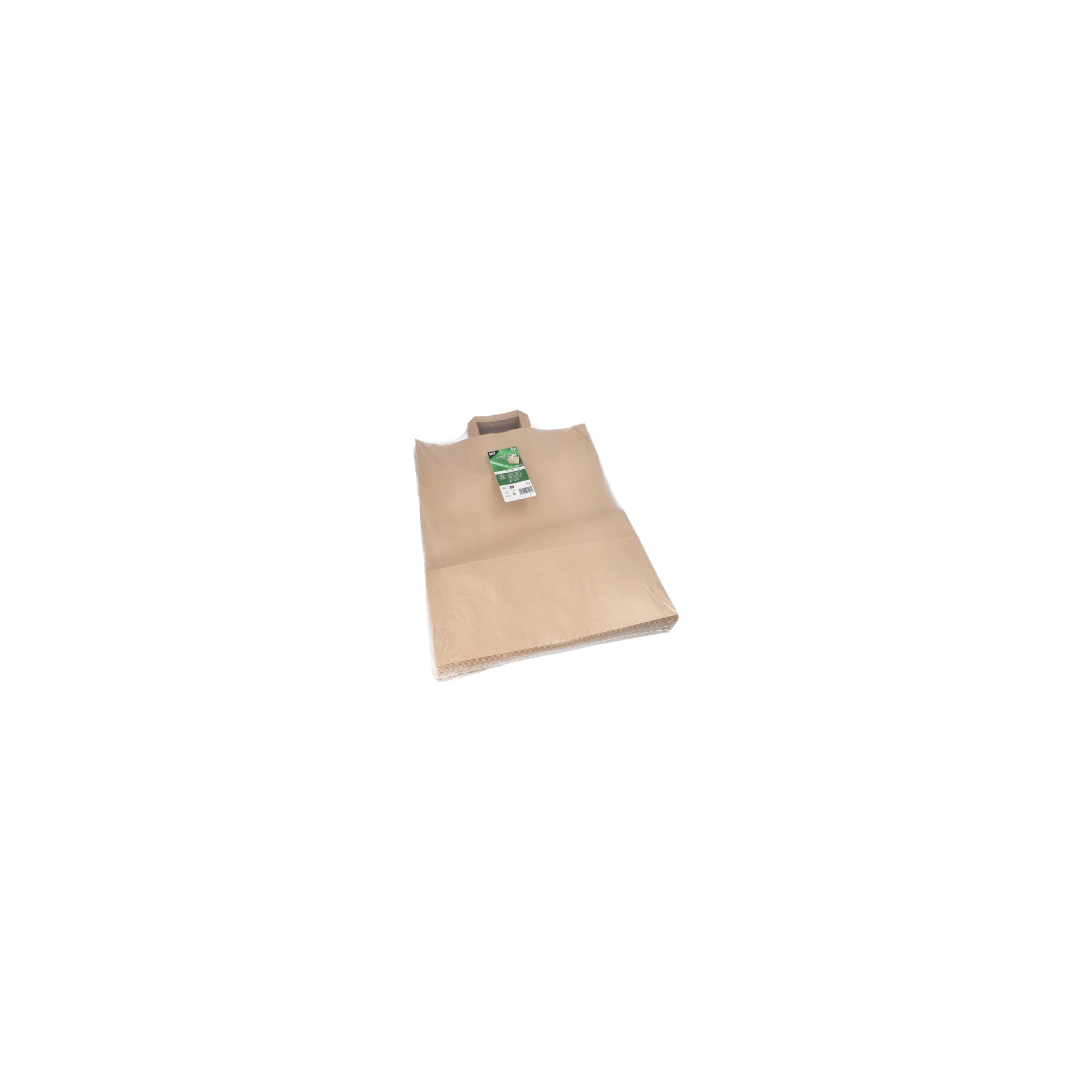 Tragetaschen, Papier XXL 33 cm x 37 cm x 34,5 cm braun mit Tragegriff