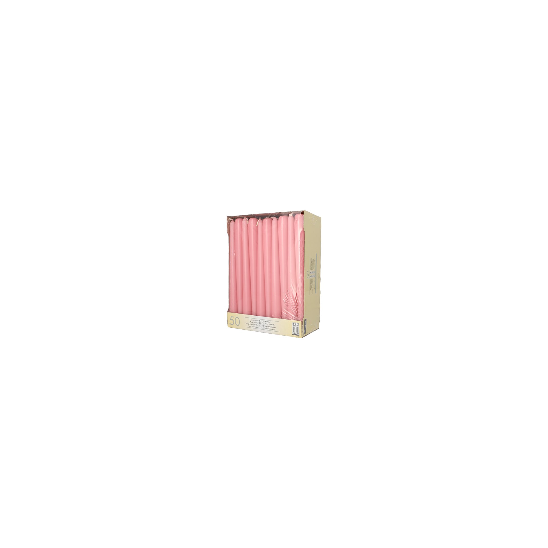 Leuchterkerzen Ø 2,2 cm · 25 cm rosa Leuchterkerzen Ø 2,2 cm · 25 cm rosa