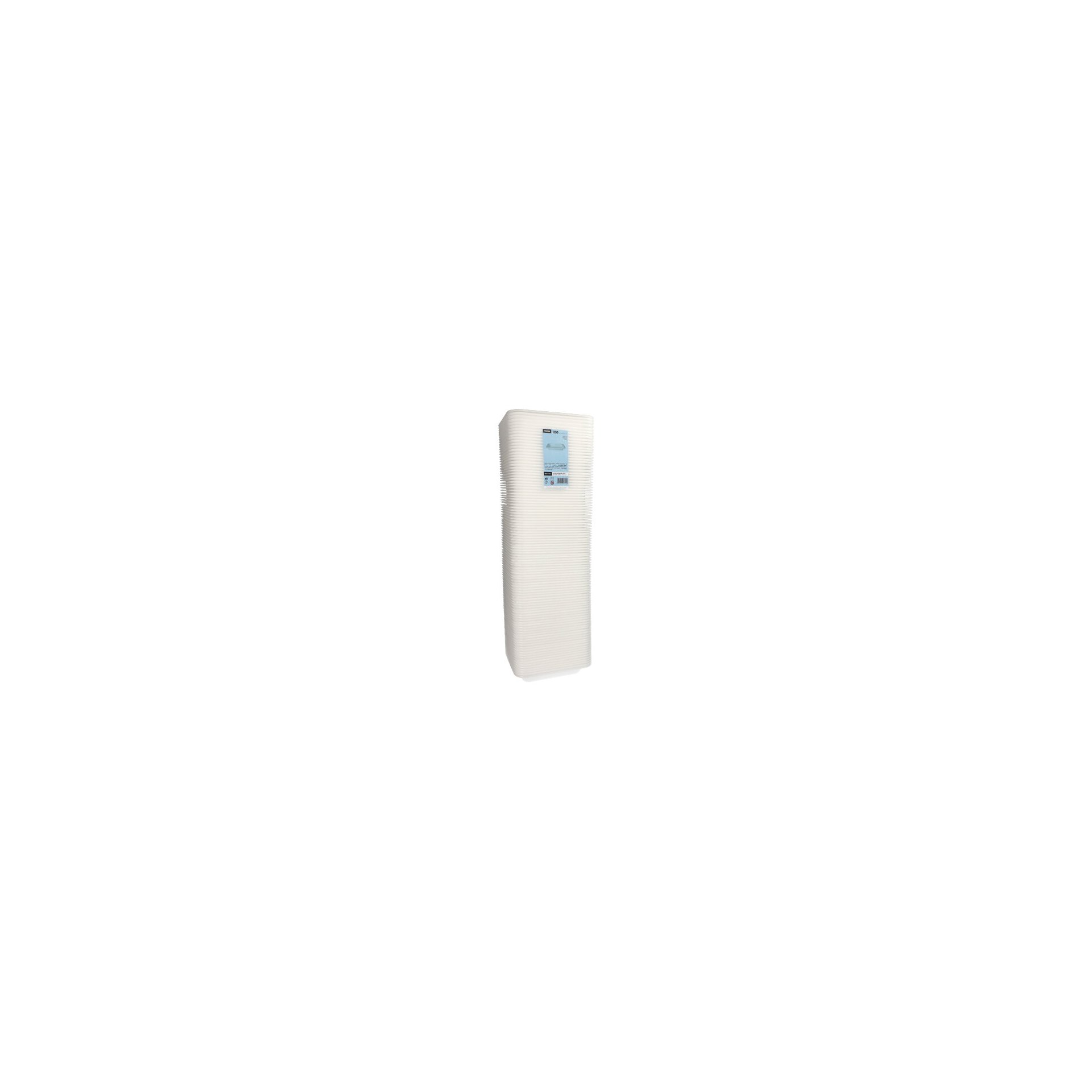 Siegelschalen, XPS 900 ml 4,2 cm x 18,5 cm x 23,5 cm weiss laminiert