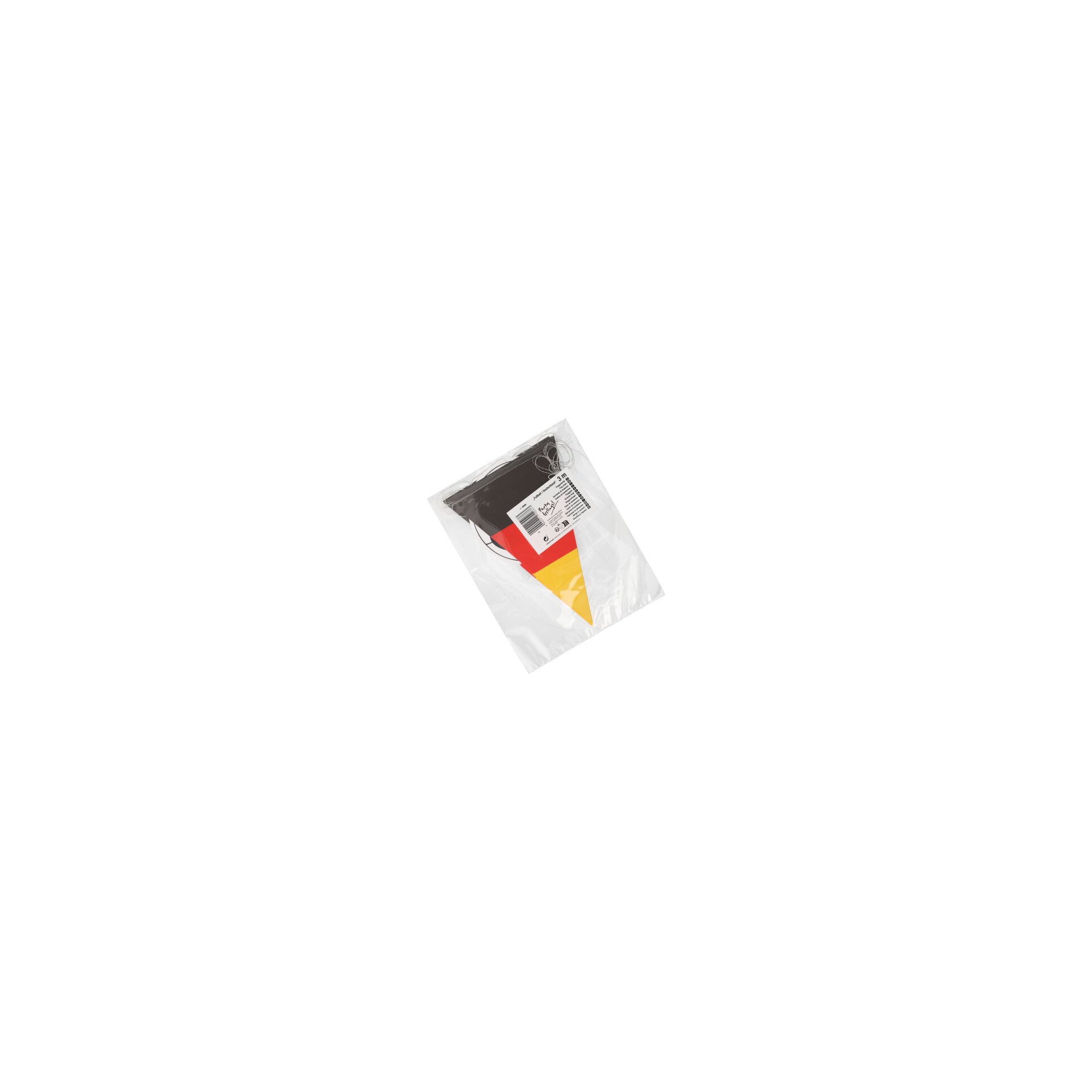 Flaggenkette, Papier 3 m "Fußball/Deutschland"