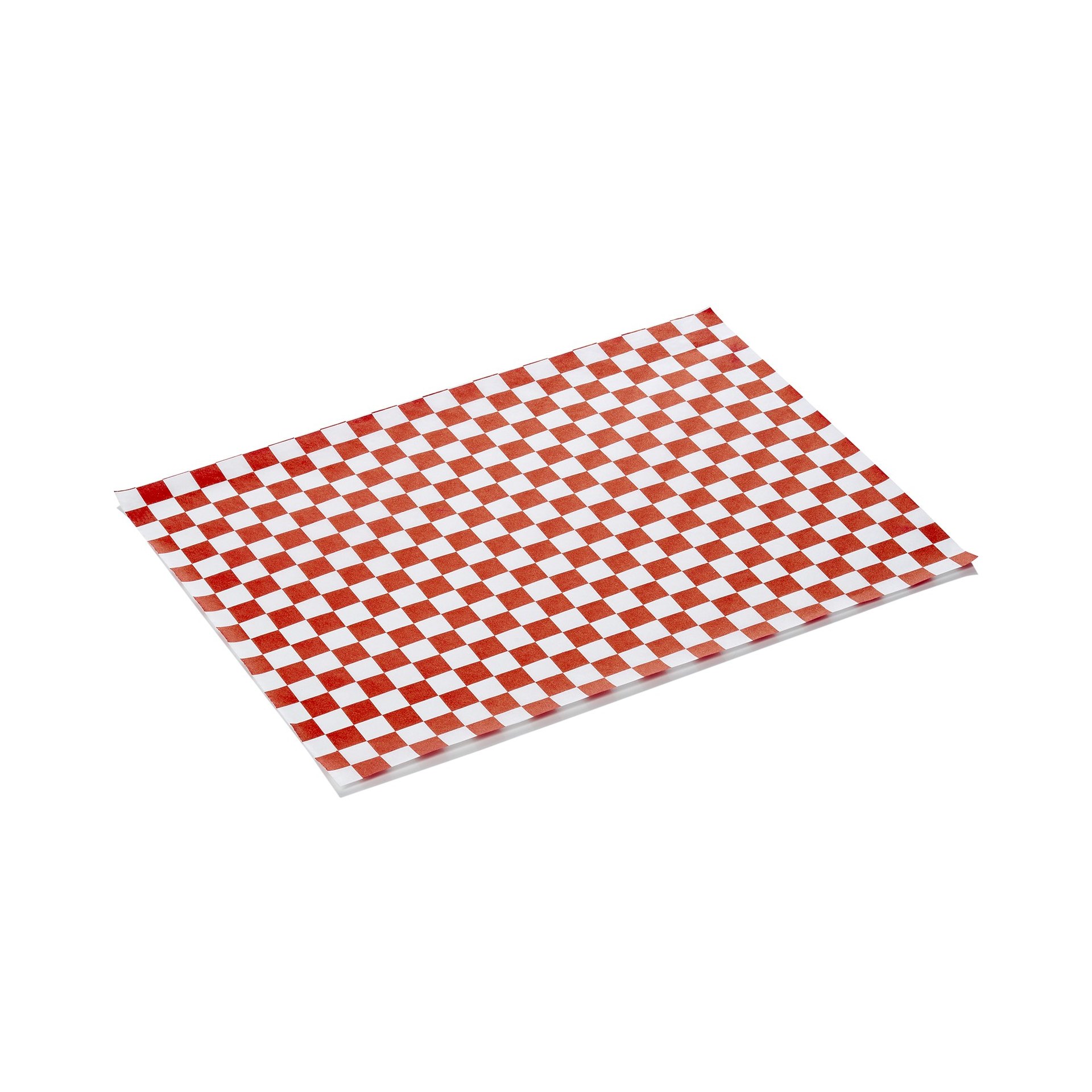 Burgerpapier Rot Weiss Set WRAP & GO, 25 x 20, Set á 1000 Stück, Fettpapier