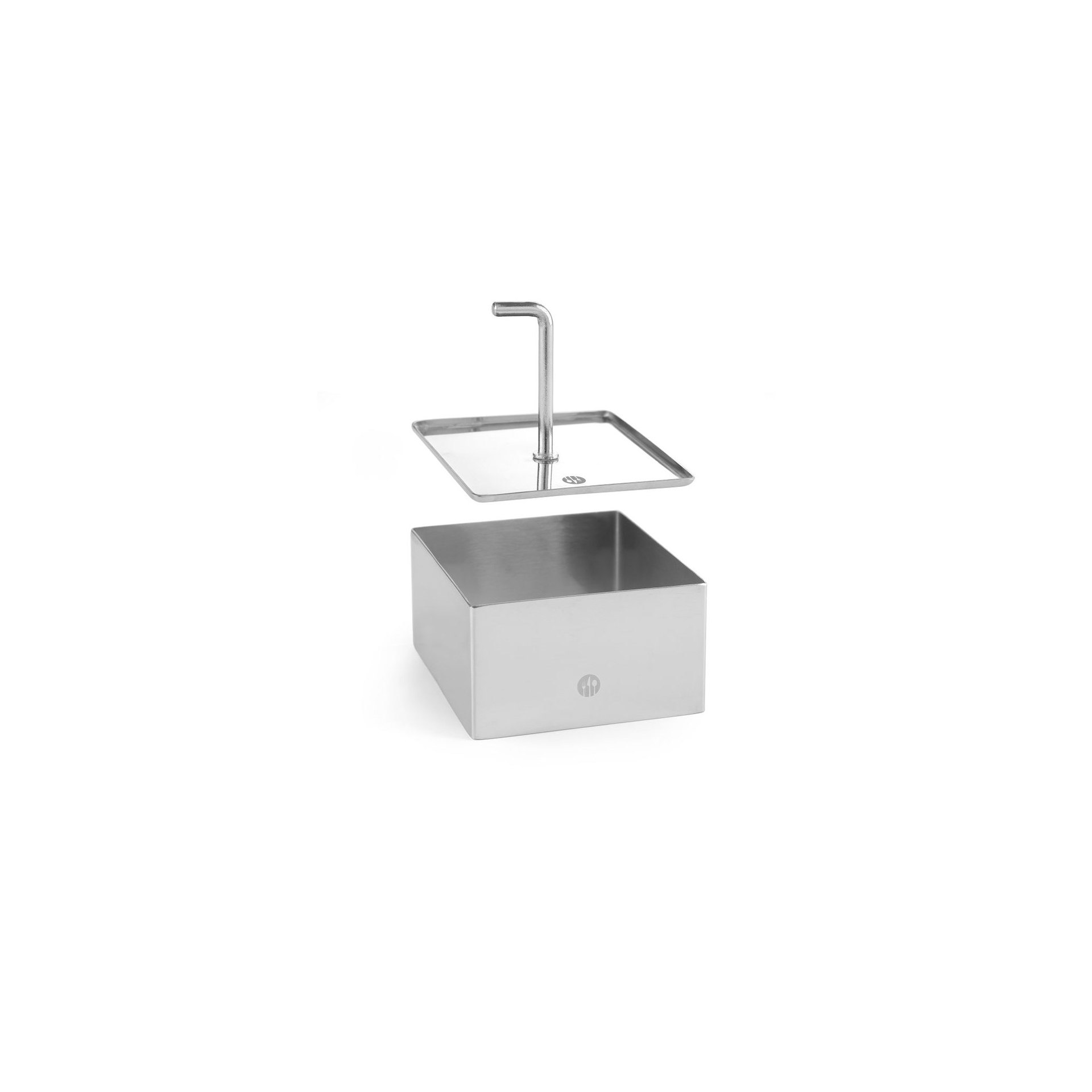 Speiseringe und Stampfer, quadratisch, Speisering, 80x80x(H)45mm Speiseringe und Stampfer, quadratisch, Speisering, 80x80x(H)45mm
