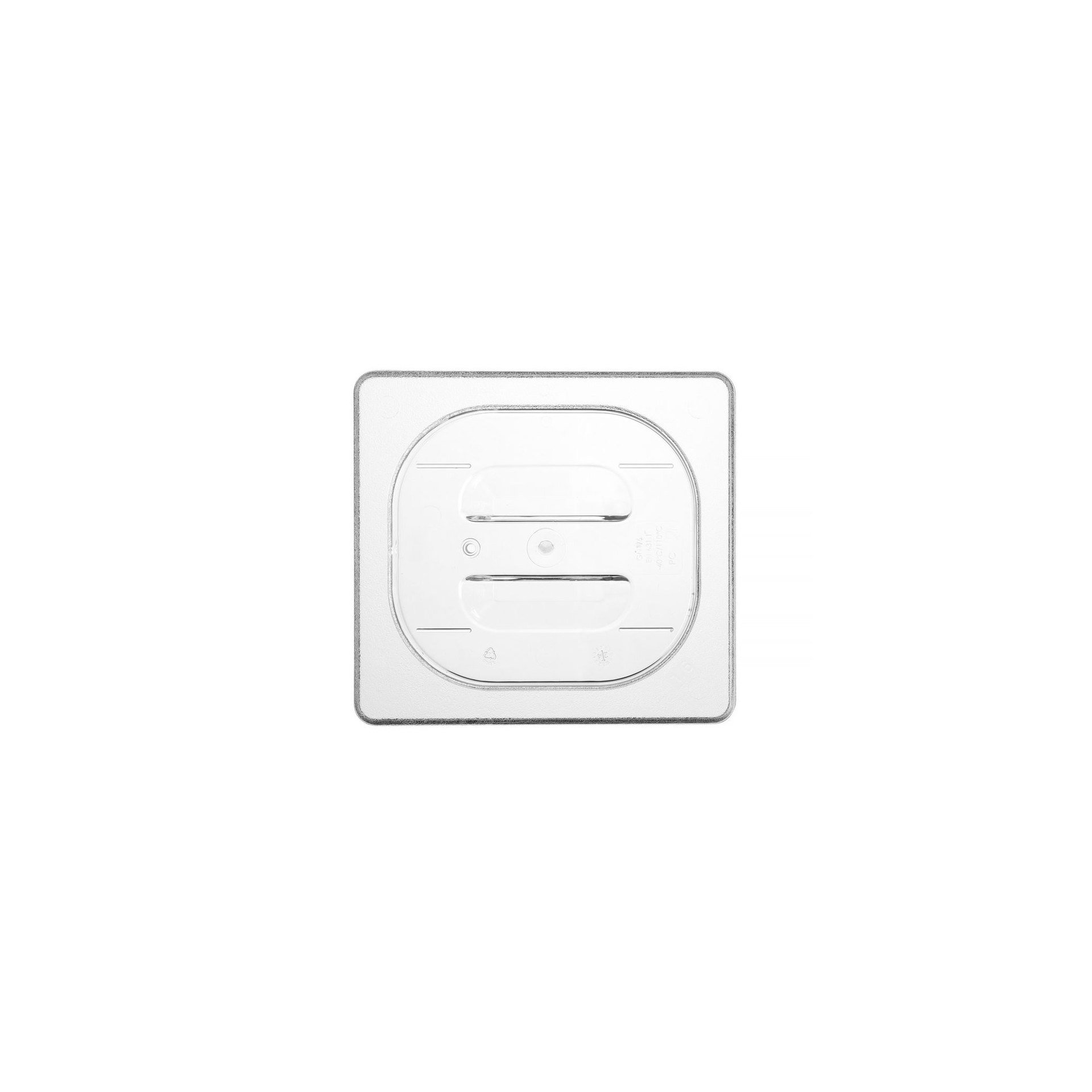 Gastronorm-Deckel, GN 1/6, Transparent, 176x162mm Gastronorm-Deckel, GN 1/6, Transparent, 176x162mm