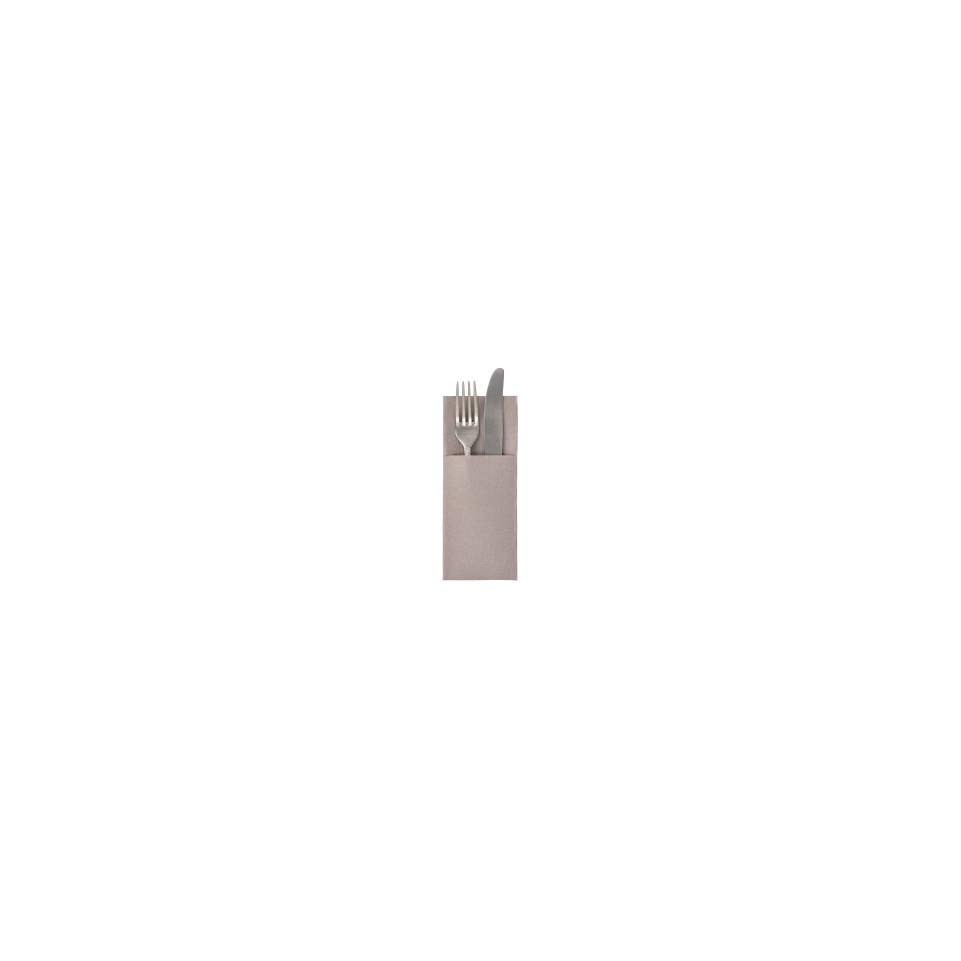 Servietten "ROYAL Collection" 40 cm x 30 cm grau mit Besteckfalz Servietten "ROYAL Collection" 40 cm x 30 cm grau mit Besteckfalz