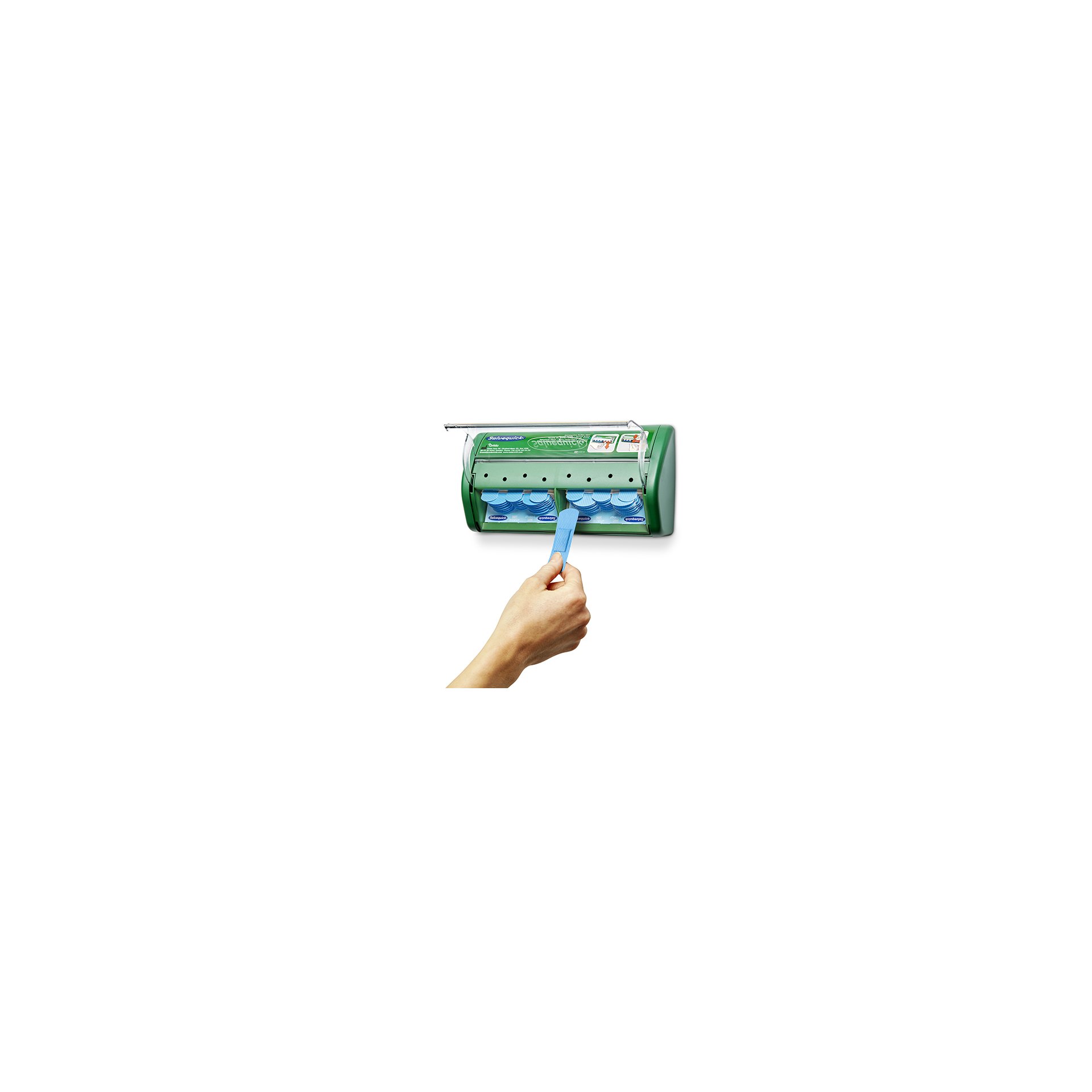 "Cederroth" Salvequick, Pflasterspender Detectable 11,4 cm x 22,6 cm x 5,4 cm blau