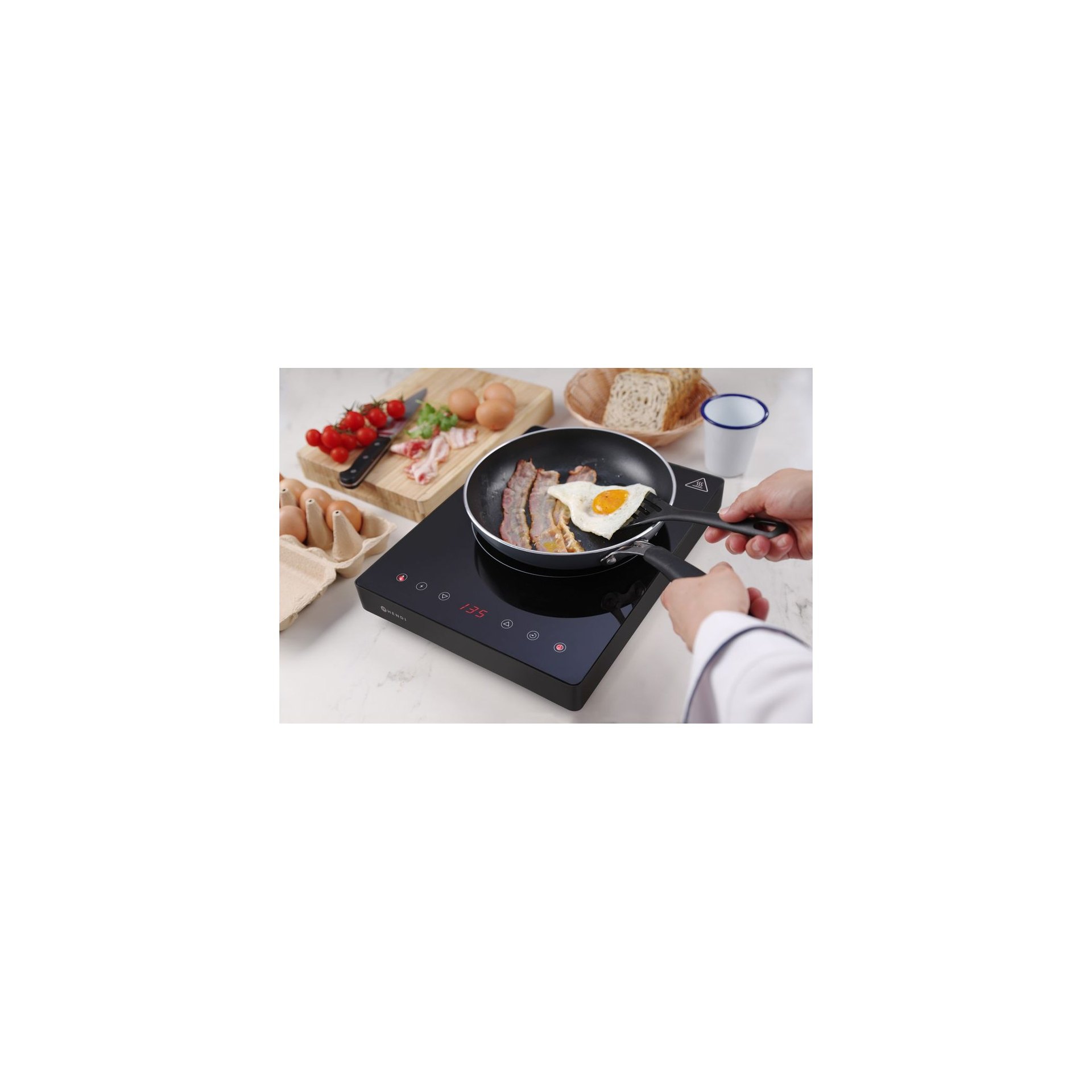 Induktionskocher 2000W Kitchen Line, Kitchen Line, 230V/2000W, 297x411x(H)57mm Induktionskocher 2000W Kitchen Line, Kitchen Line, 230V/2000W, 297x411x(H)57mm