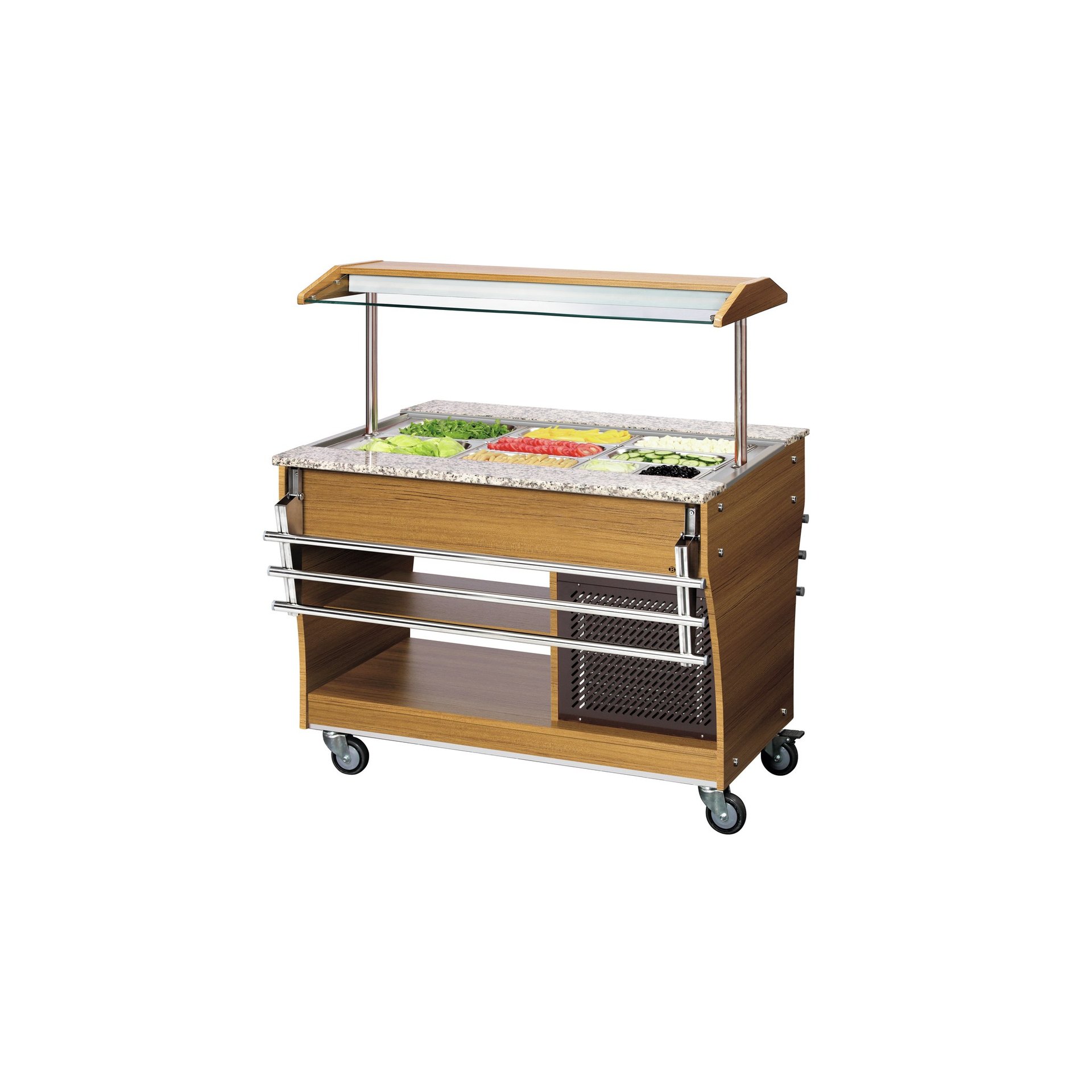 Buffetwagen, kalt, 3x 1/1 GN Buffetwagen, kalt, 3x 1/1 GN