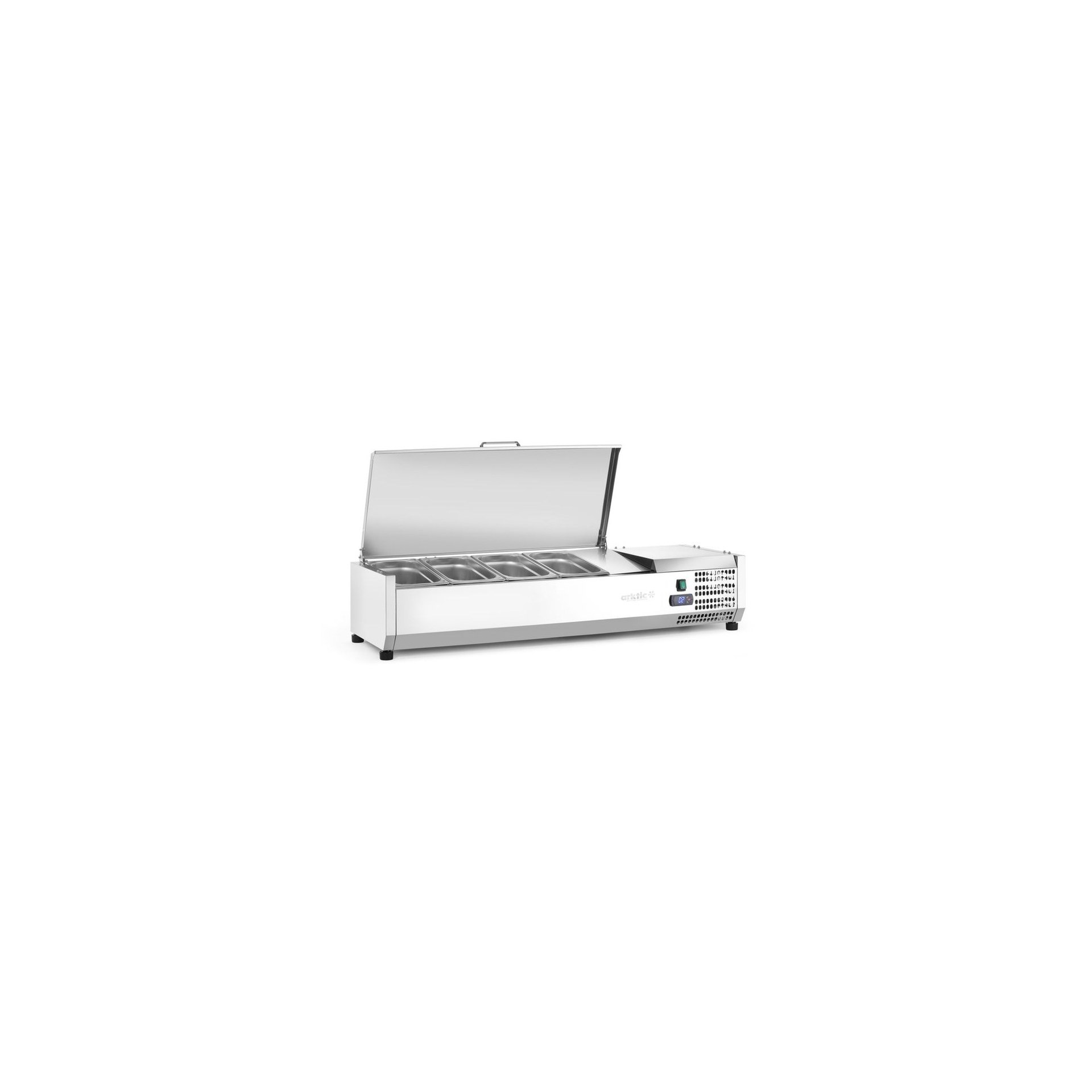 Aufsatz-Kühlvitrine Arktic, 4x GN 1/3 1205x420x630mm Aufsatz-Kühlvitrine Arktic, 4x GN 1/3 1205x420x630mm