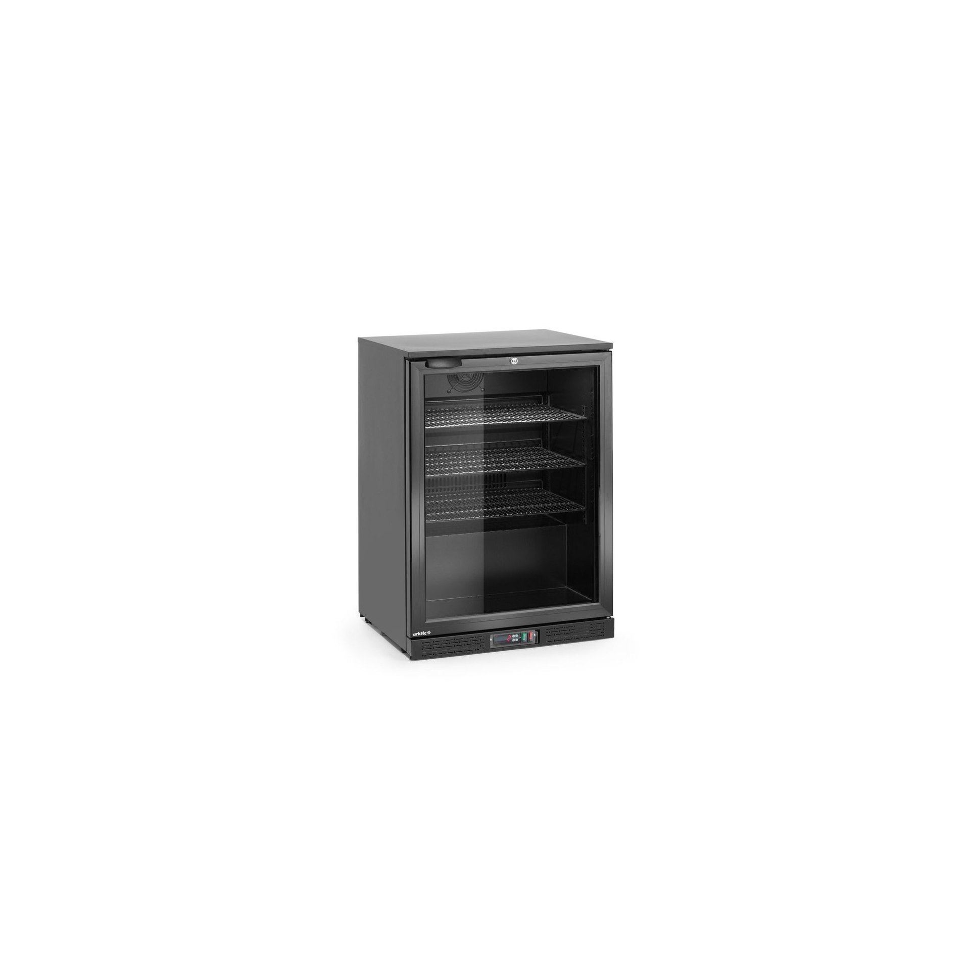 Bar-Kühlschrank eintürig, 105L, Schwarz