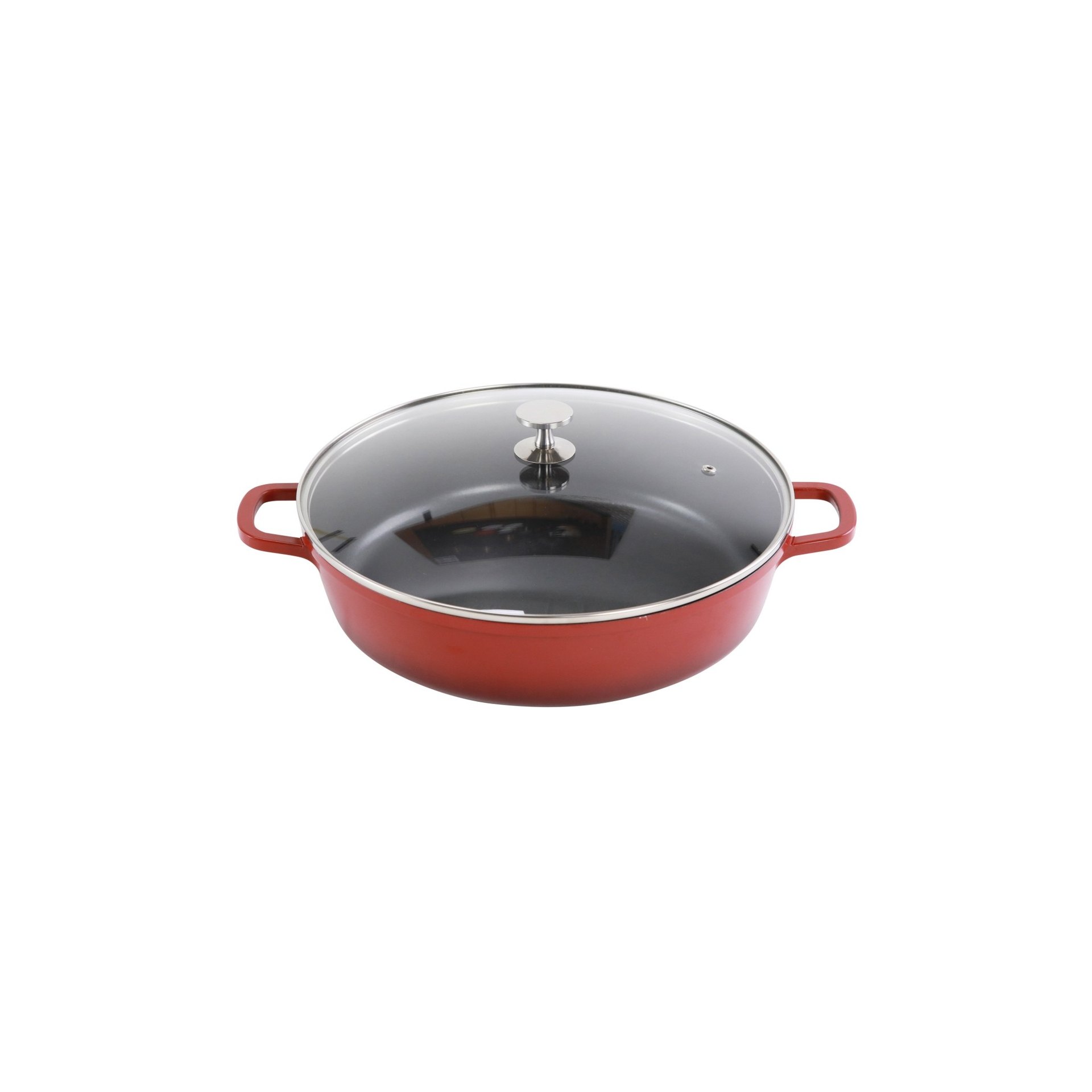 AluChef® Bräter, rund 32 cm / rot AluChef® Bräter, rund 32 cm / rot